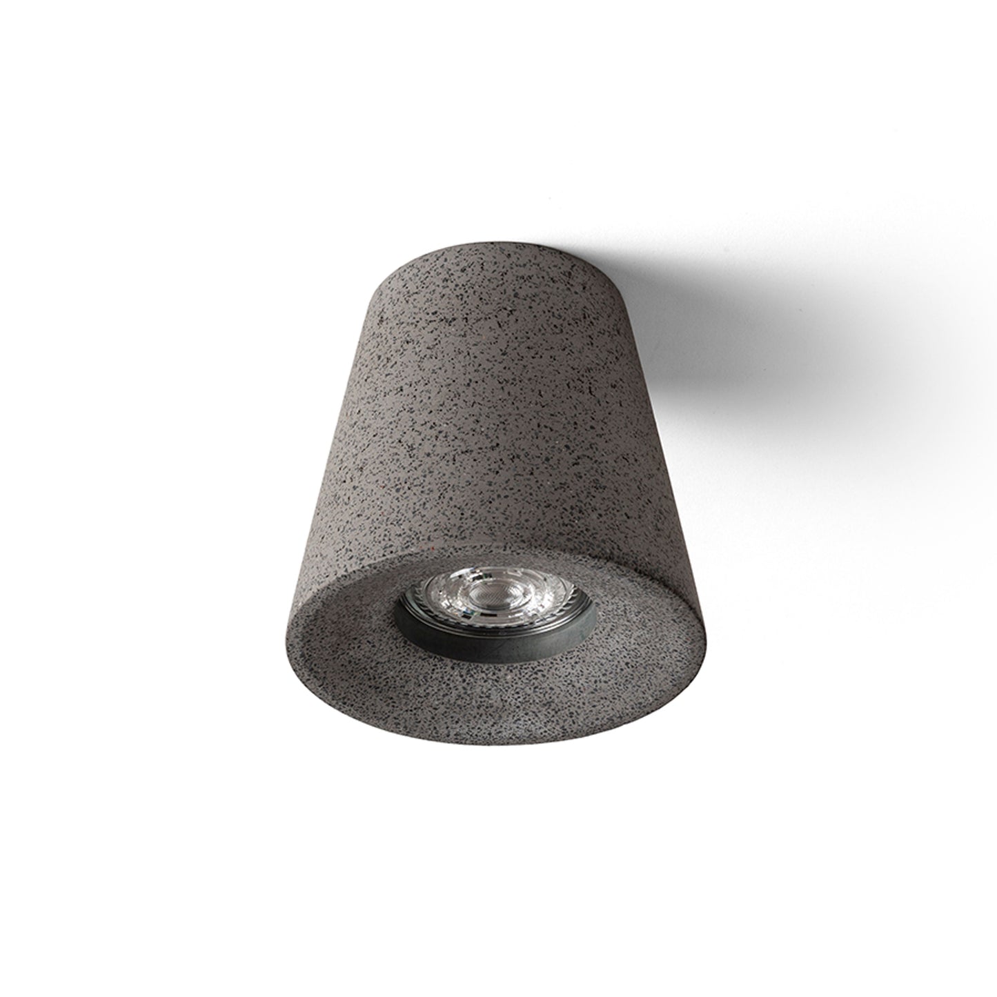RENDL surface mounted lamp VOLCA ceiling concrete/dark granite 230V LED GU10 5W R13795 2