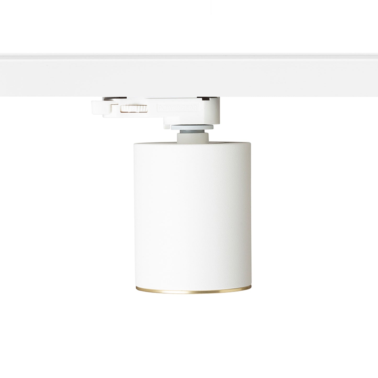 RENDL 3-circuit track system DARIO for 3-circuit tracks white brushed brass 230V LED GU10 9W R13873 3