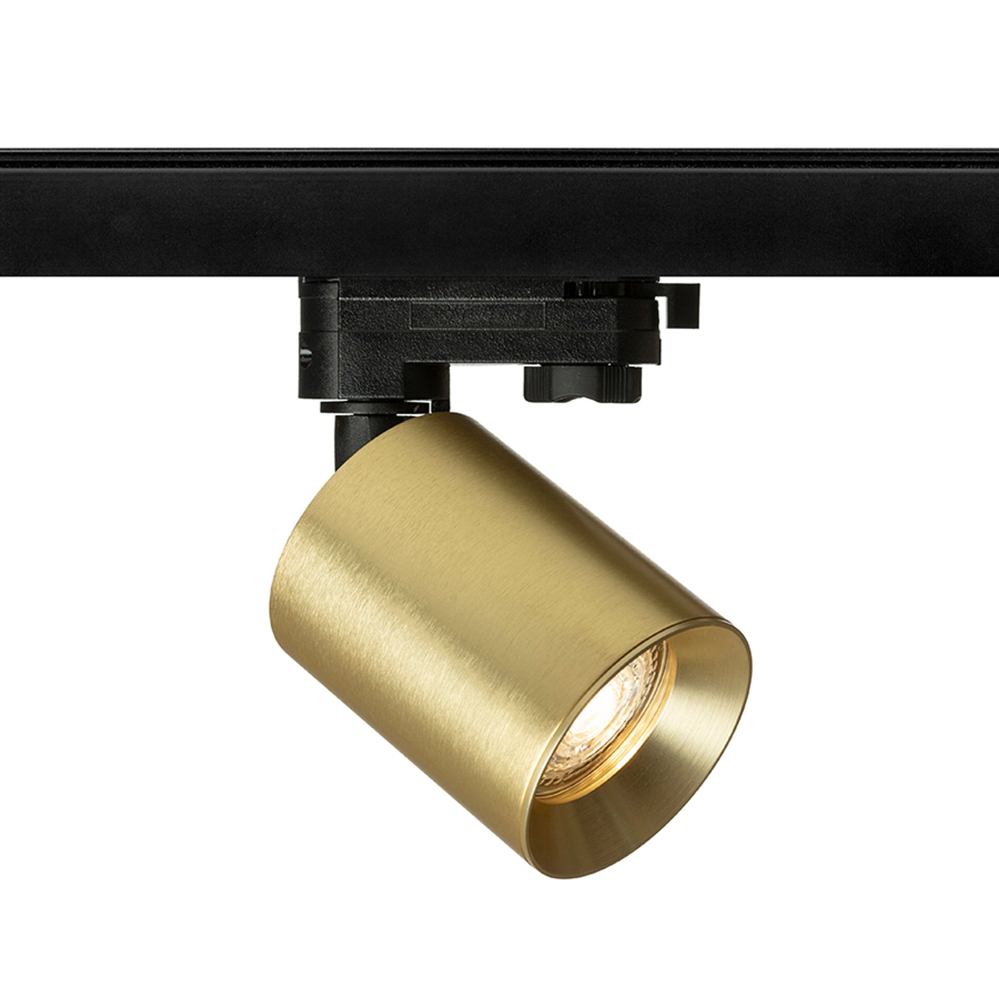 RENDL 3-circuit track system DARIO for 3-circuit tracks brushed brass 230V LED GU10 9W R13875 1