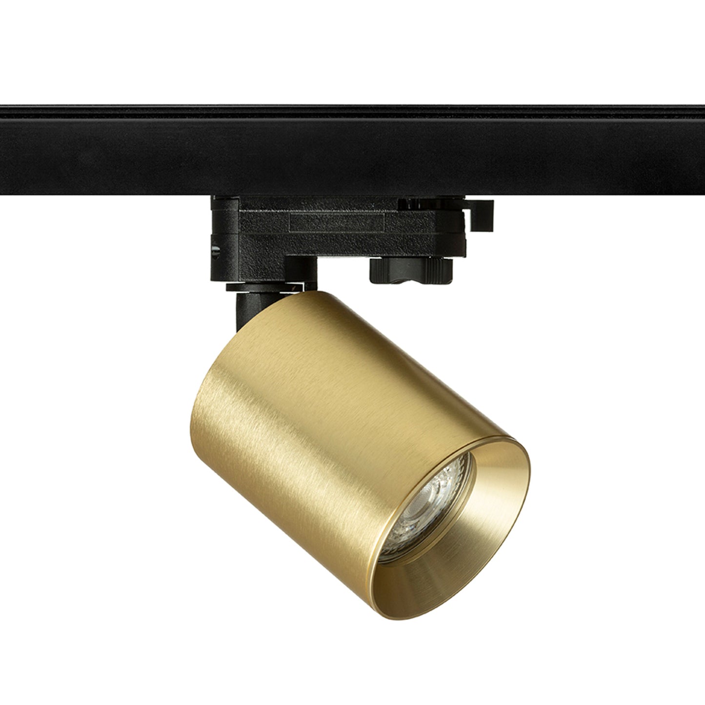RENDL 3-circuit track system DARIO for 3-circuit tracks brushed brass 230V LED GU10 9W R13875 2