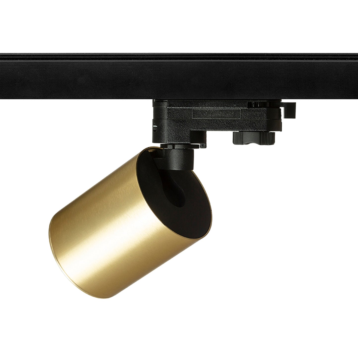 RENDL 3-circuit track system DARIO for 3-circuit tracks brushed brass 230V LED GU10 9W R13875 3