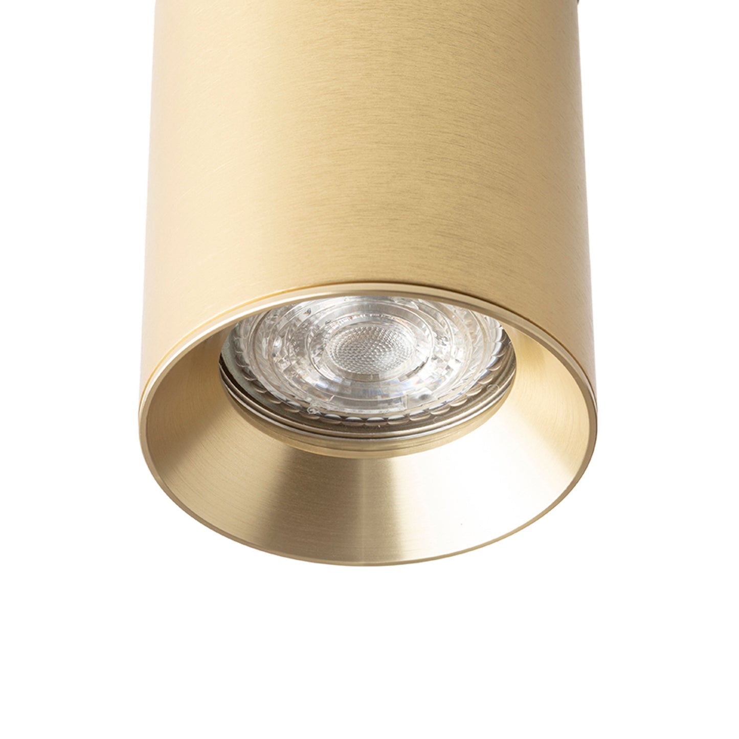 RENDL 3-circuit track system DARIO for 3-circuit tracks brushed brass 230V LED GU10 9W R13875 5