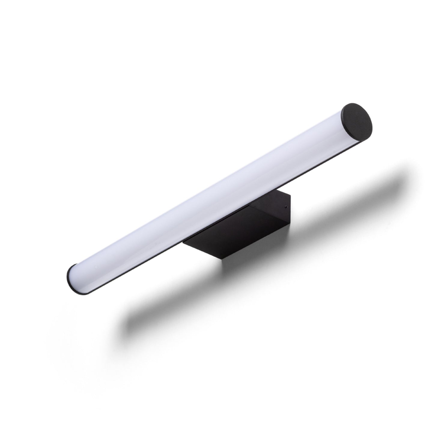 RENDL wall lamp CASSAMBA 60 wall black frosted acrylic 230V LED 12W IP44 3000K 4000K R13888 1