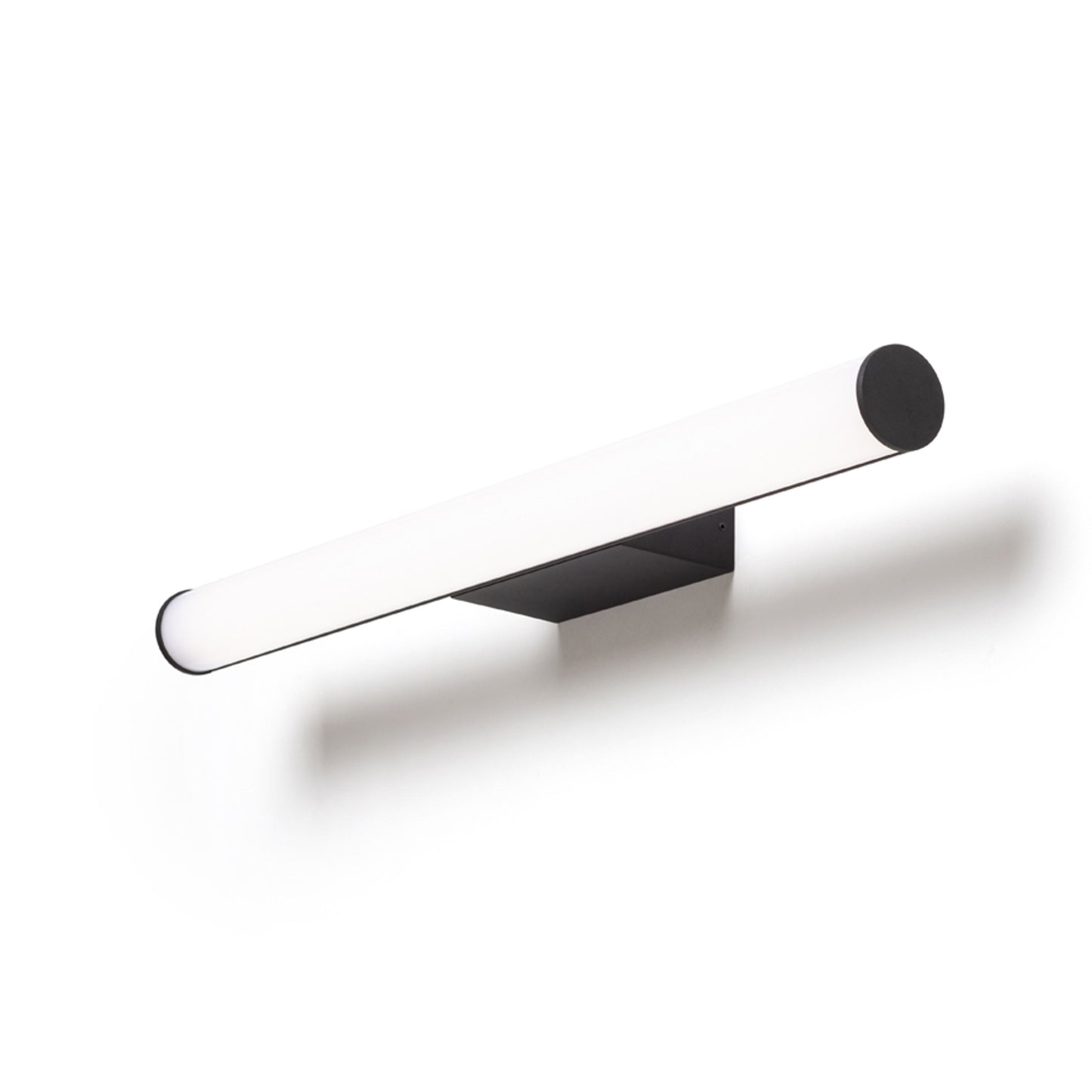 RENDL wall lamp CASSAMBA 60 wall black frosted acrylic 230V LED 12W IP44 3000K 4000K R13888 2