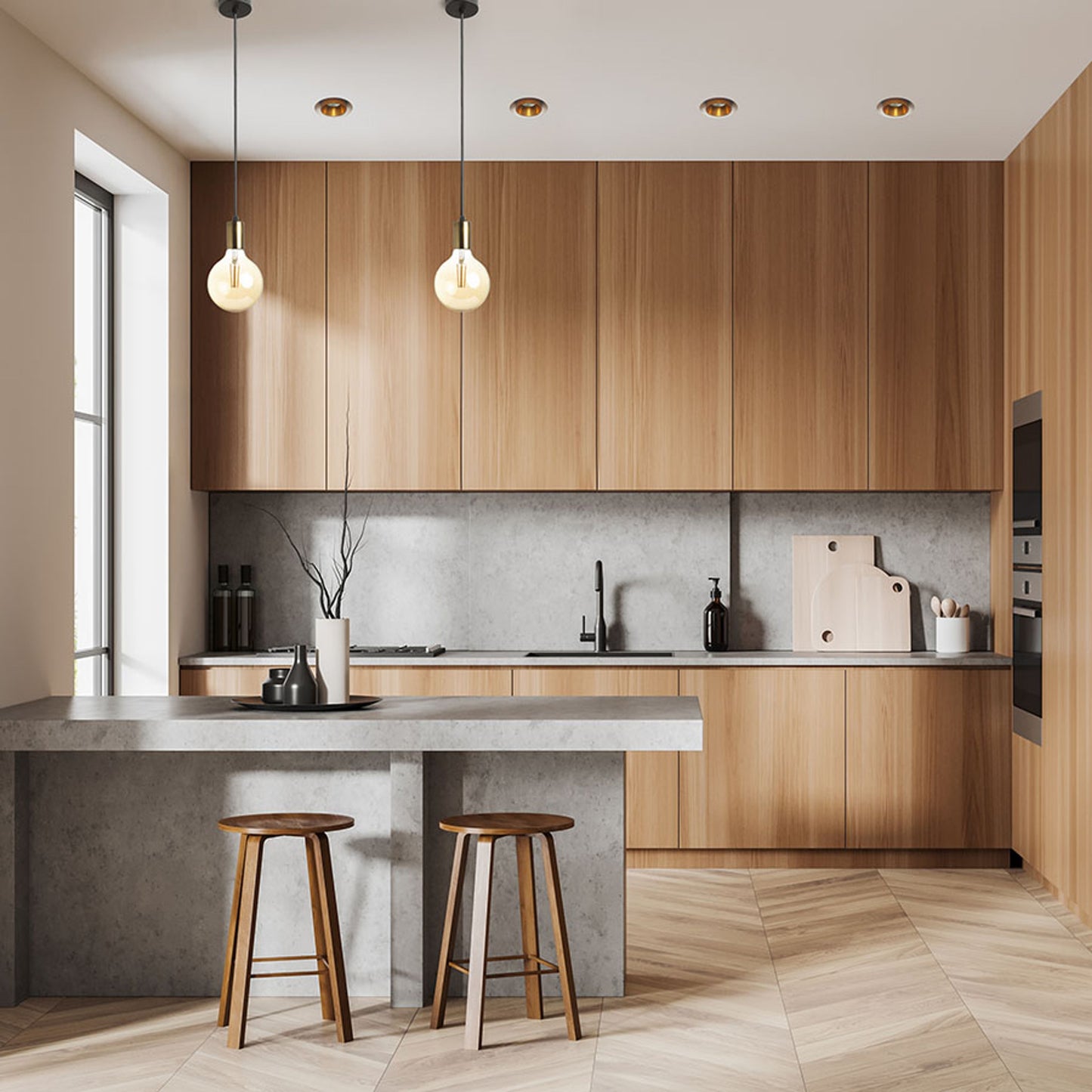 RENDL pendant lamp ARAQ pendant brushed brass/black 230V LED E27 15W R13891 3