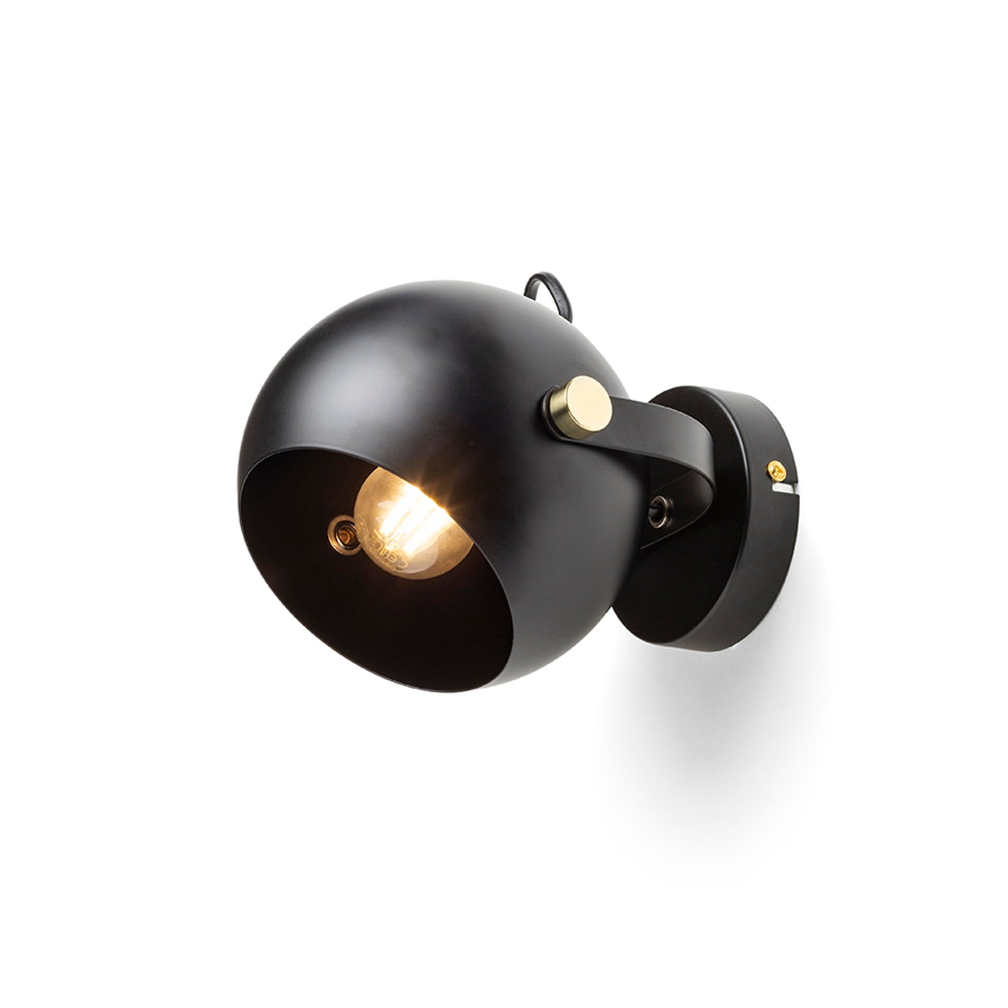 RENDL spotlight AGNETA surface mounted black 230V LED E27 11W R13894 1