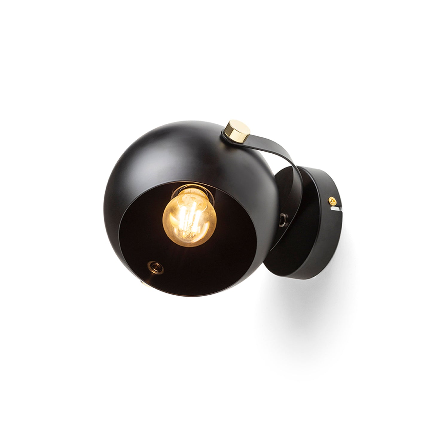 RENDL spotlight AGNETA surface mounted black 230V LED E27 11W R13894 2