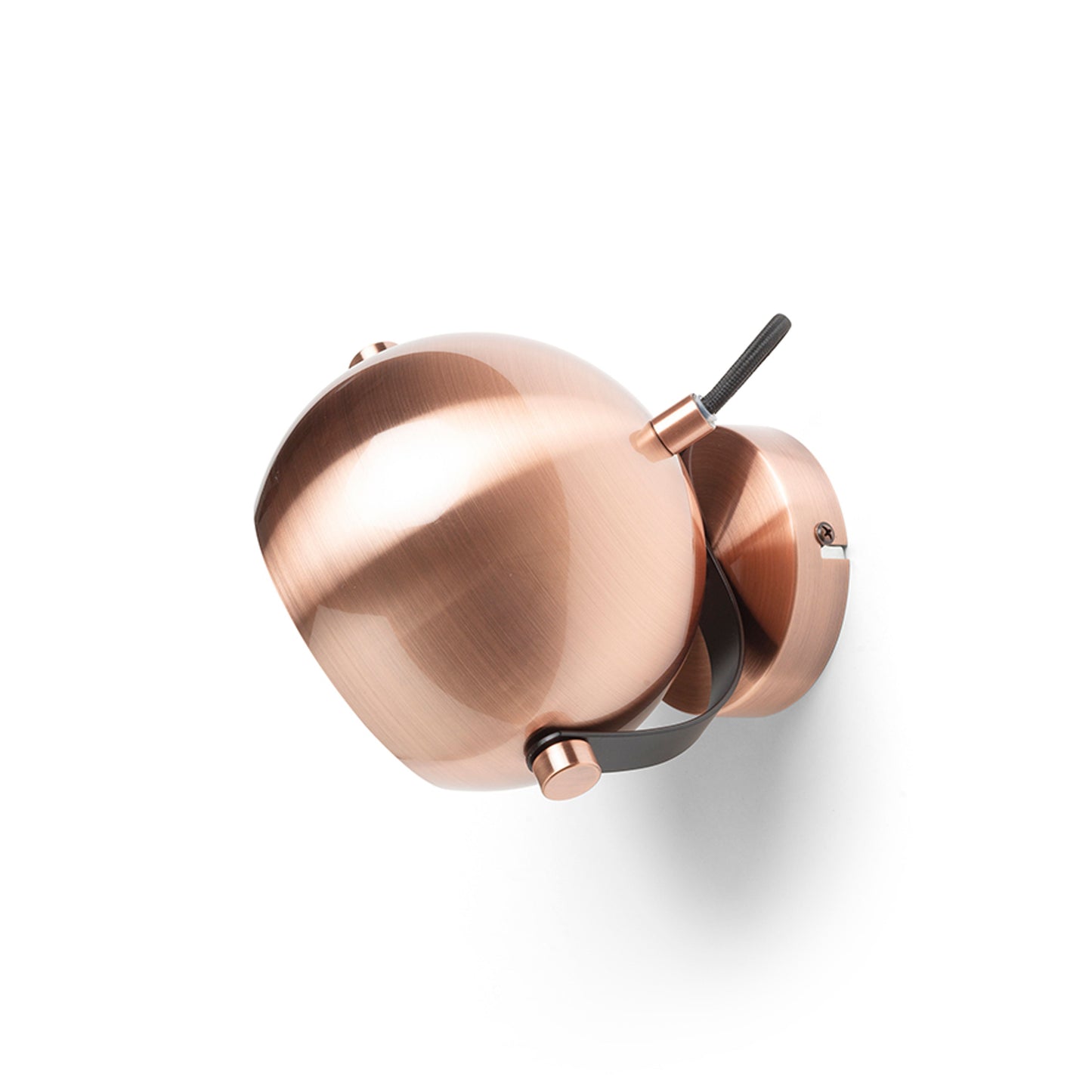 RENDL spotlight AGNETA surface mounted brushed copper/black 230V LED E27 11W R13896 2