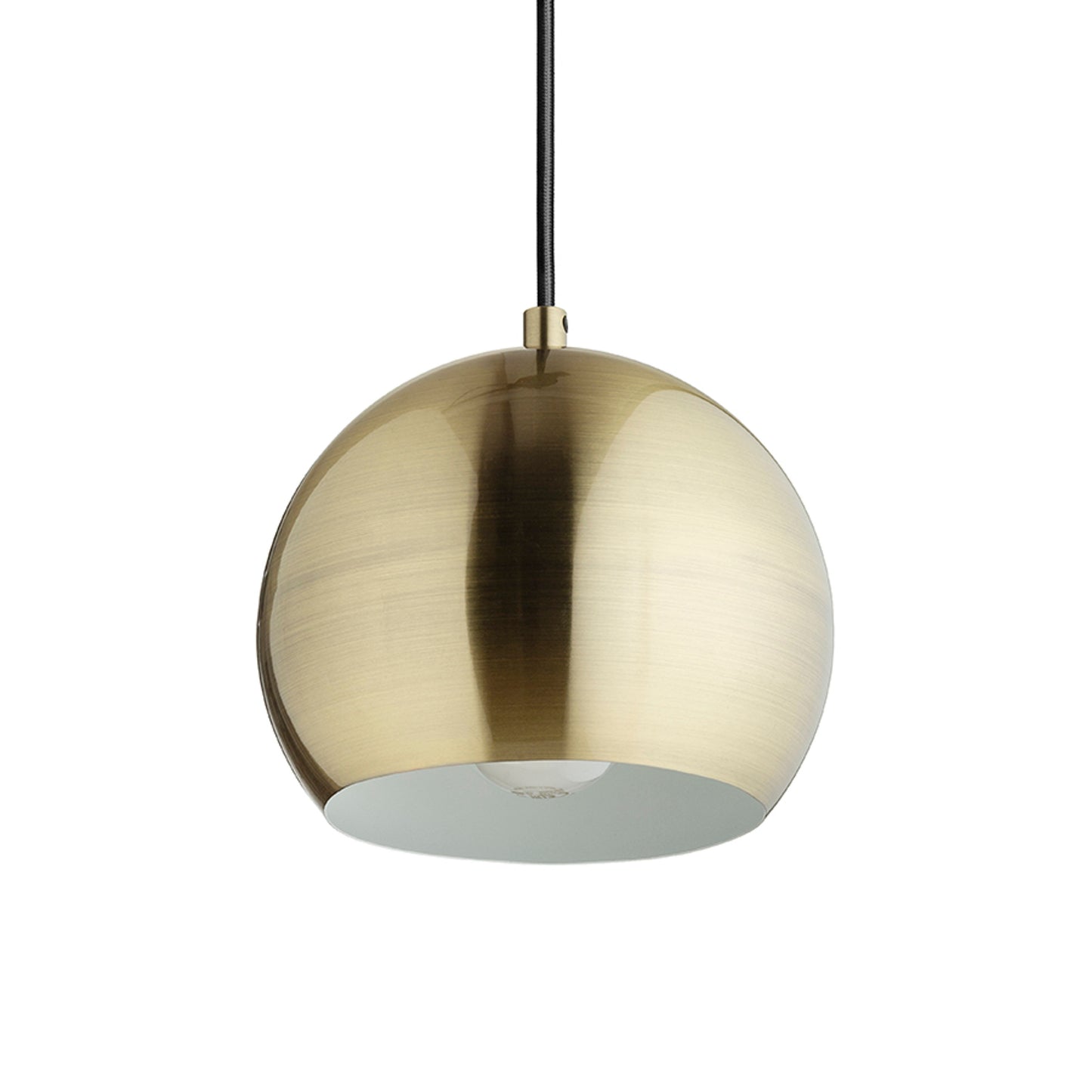 RENDL pendant lamp AGNETA pendant brushed brass 230V LED E27 11W R13899 3