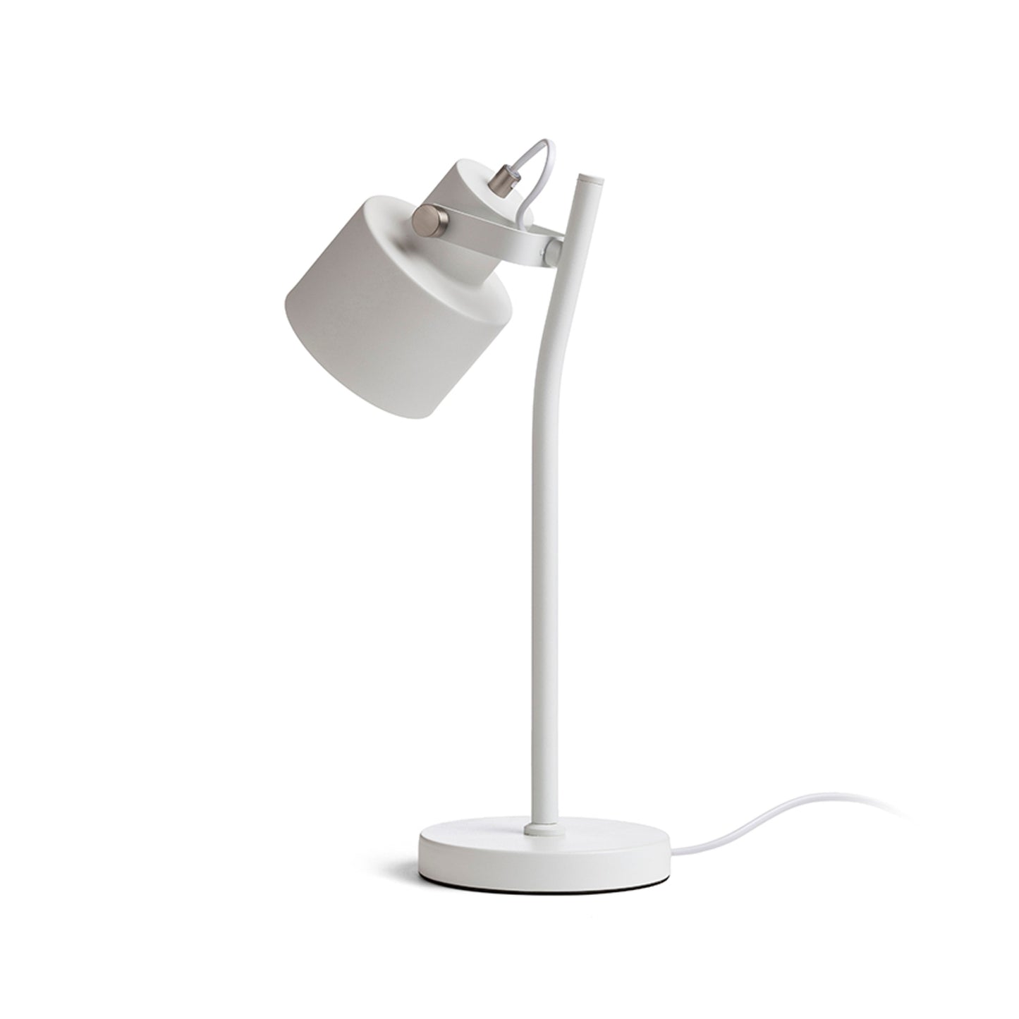 RENDL table lamp CELEIA table matte white matt nickel 230V LED E27 11W R13903 2