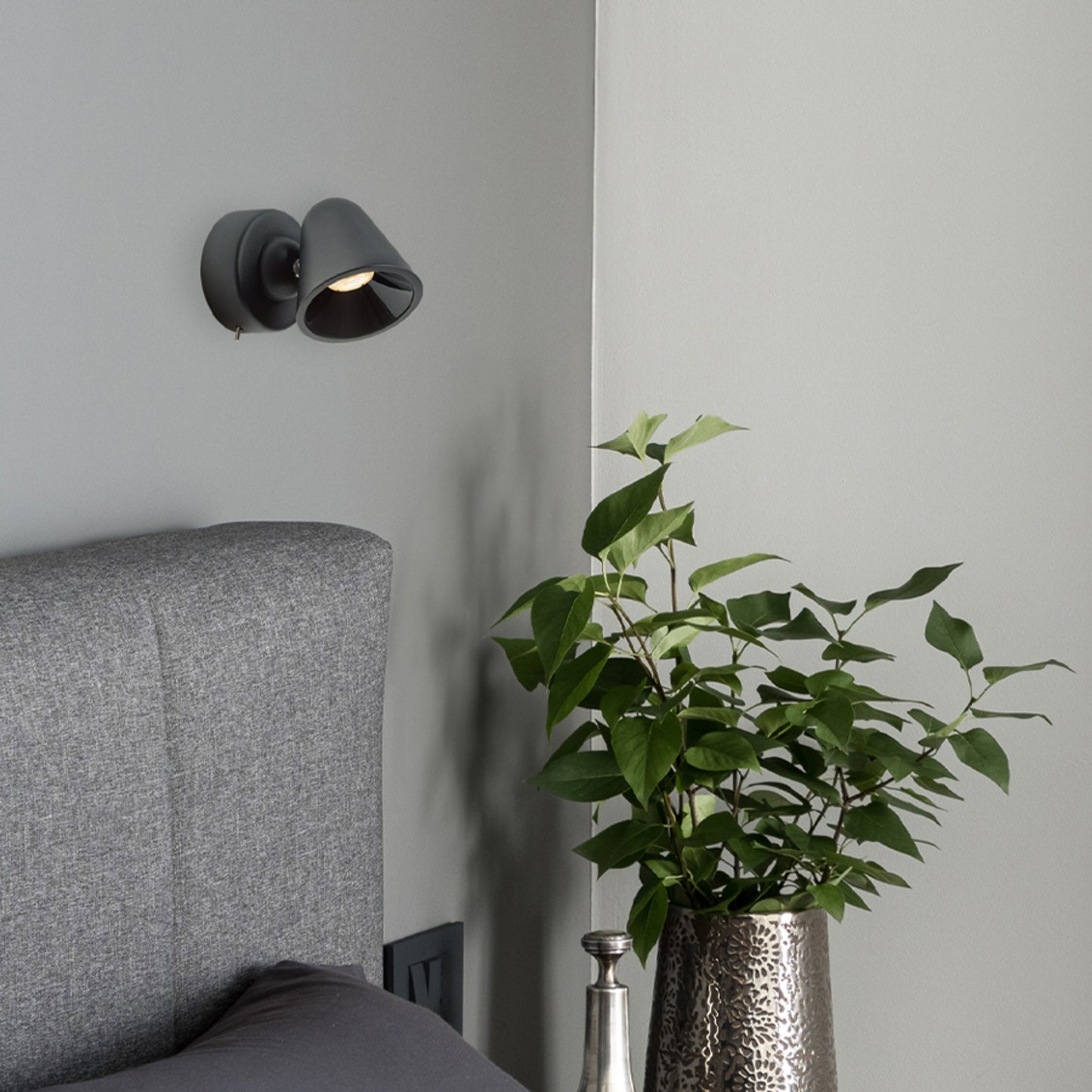 RENDL spotlight STIG wall black 230V LED 5.6W 34° 3000K R13941 3