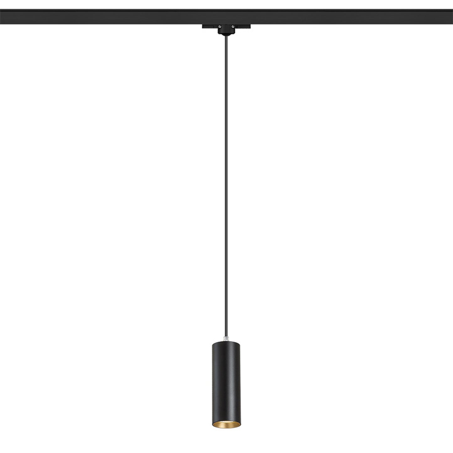 RENDL 3-circuit track system MAVRO for 3-circuit tracks pendant black/gold 230V LED 12W 38° 3000K R13985 2