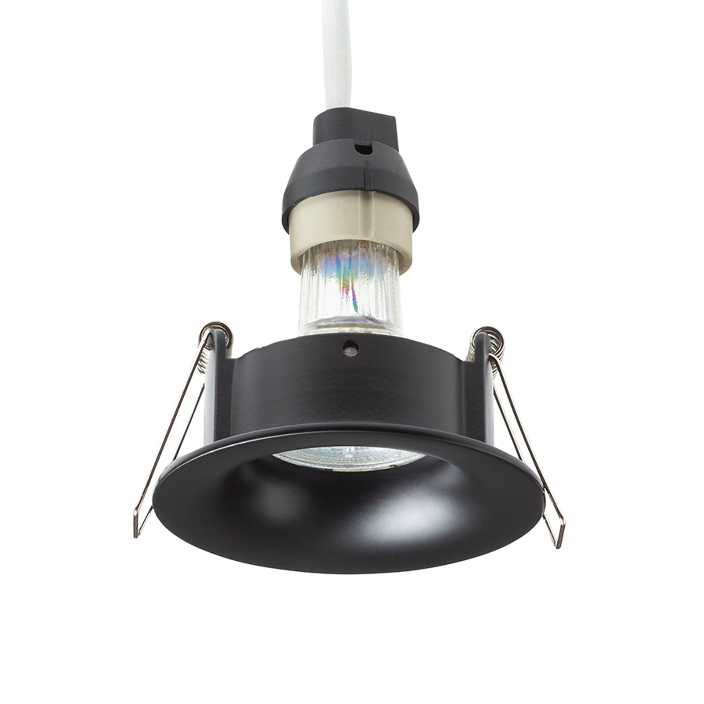 RENDL recessed light ISLA recessed black 230V LED GU10 7W IP65 R14101 3
