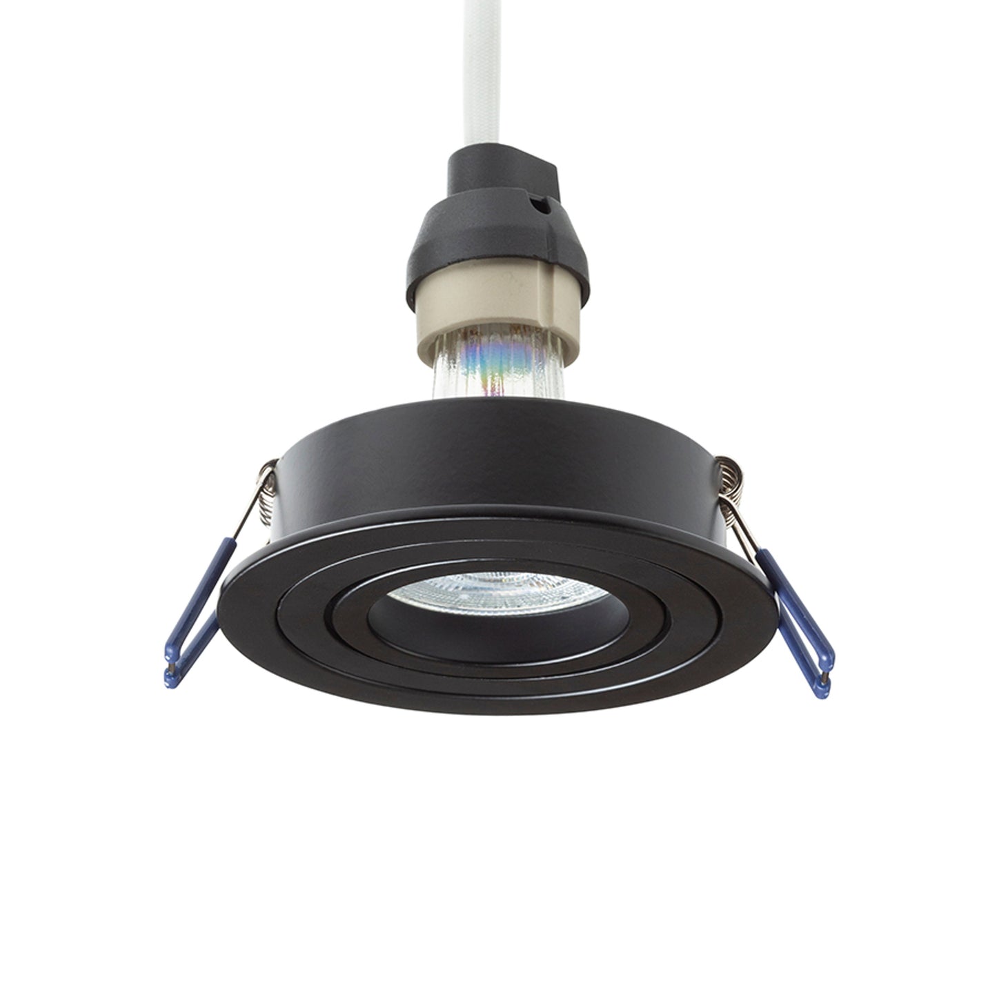 RENDL recessed light PASADENA GU10 R recessed black 230V LED GU10 7W R14103 4