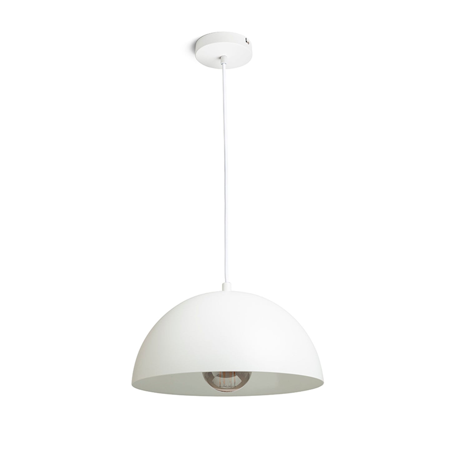 RENDL pendant lamp GLADYS 30 pendant white/white 230V LED E27 15W R14107 2