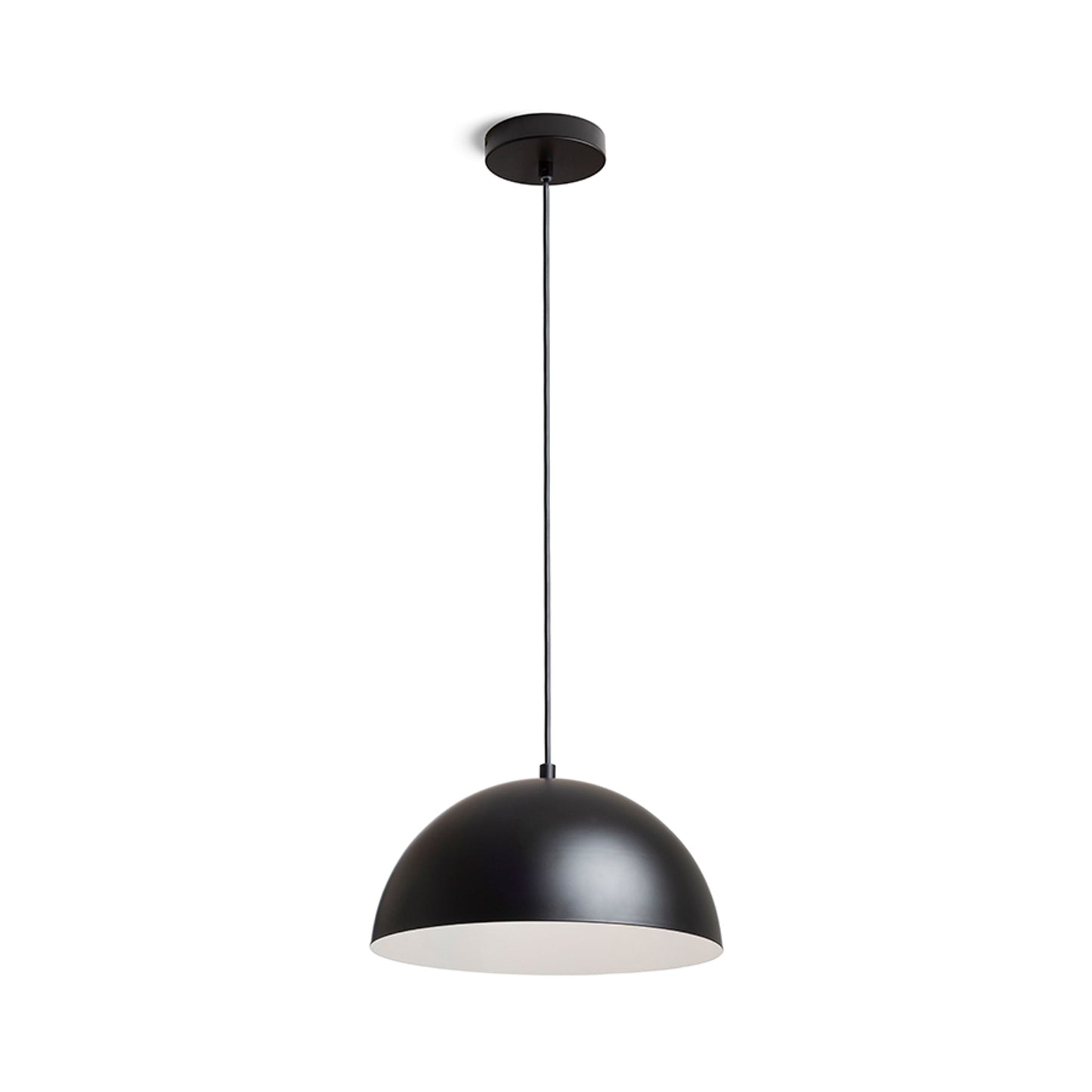RENDL pendant lamp GLADYS 30 pendant black/white 230V LED E27 15W R14109 1