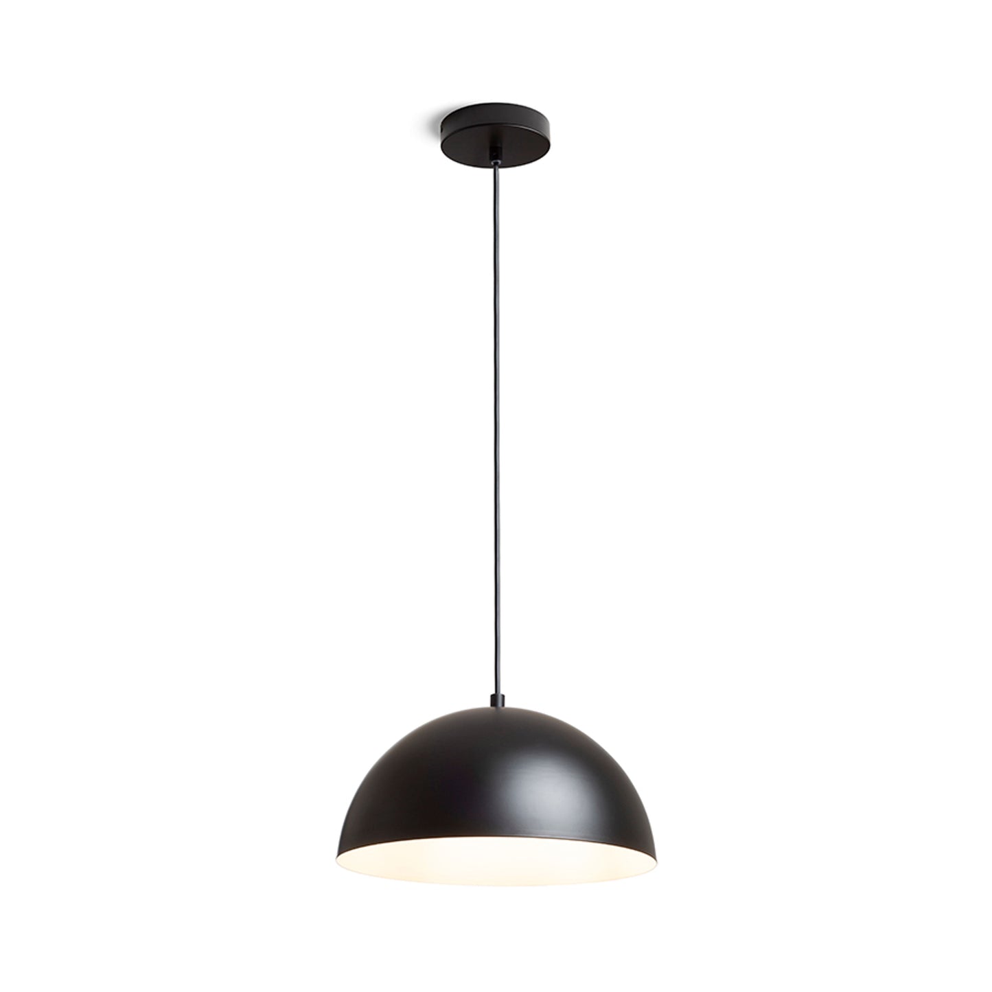 RENDL pendant lamp GLADYS 30 pendant black/white 230V LED E27 15W R14109 2