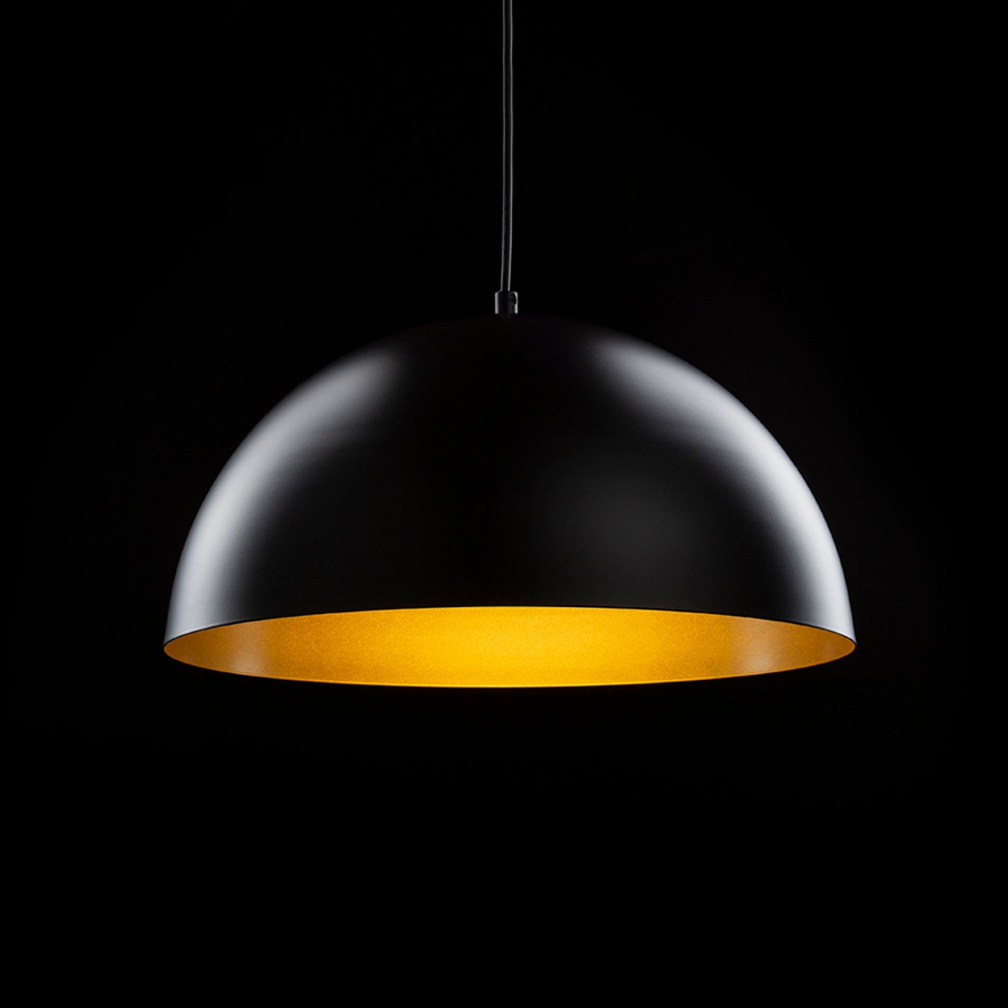 RENDL pendant lamp GLADYS 40 pendant black/gold 230V LED E27 30W R14114 3