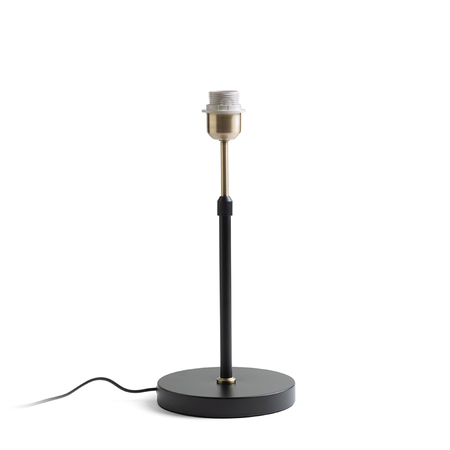RENDL shades, shade bases, pendent sets EMMETT table base black old brass 230V LED E27 15W R14116 1