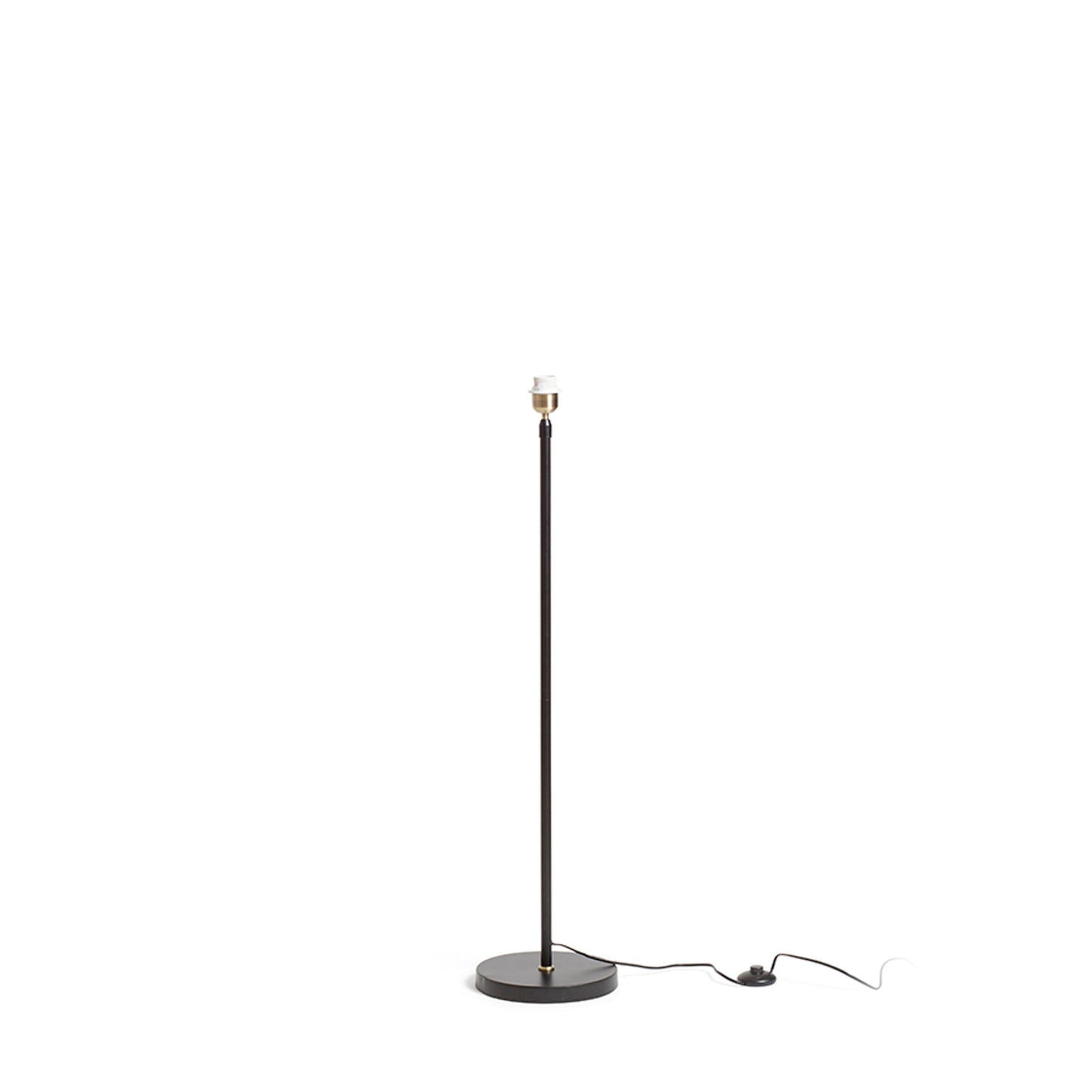 RENDL shades, shade bases, pendent sets EMMETT floor base black old brass 230V LED E27 15W R14118 3