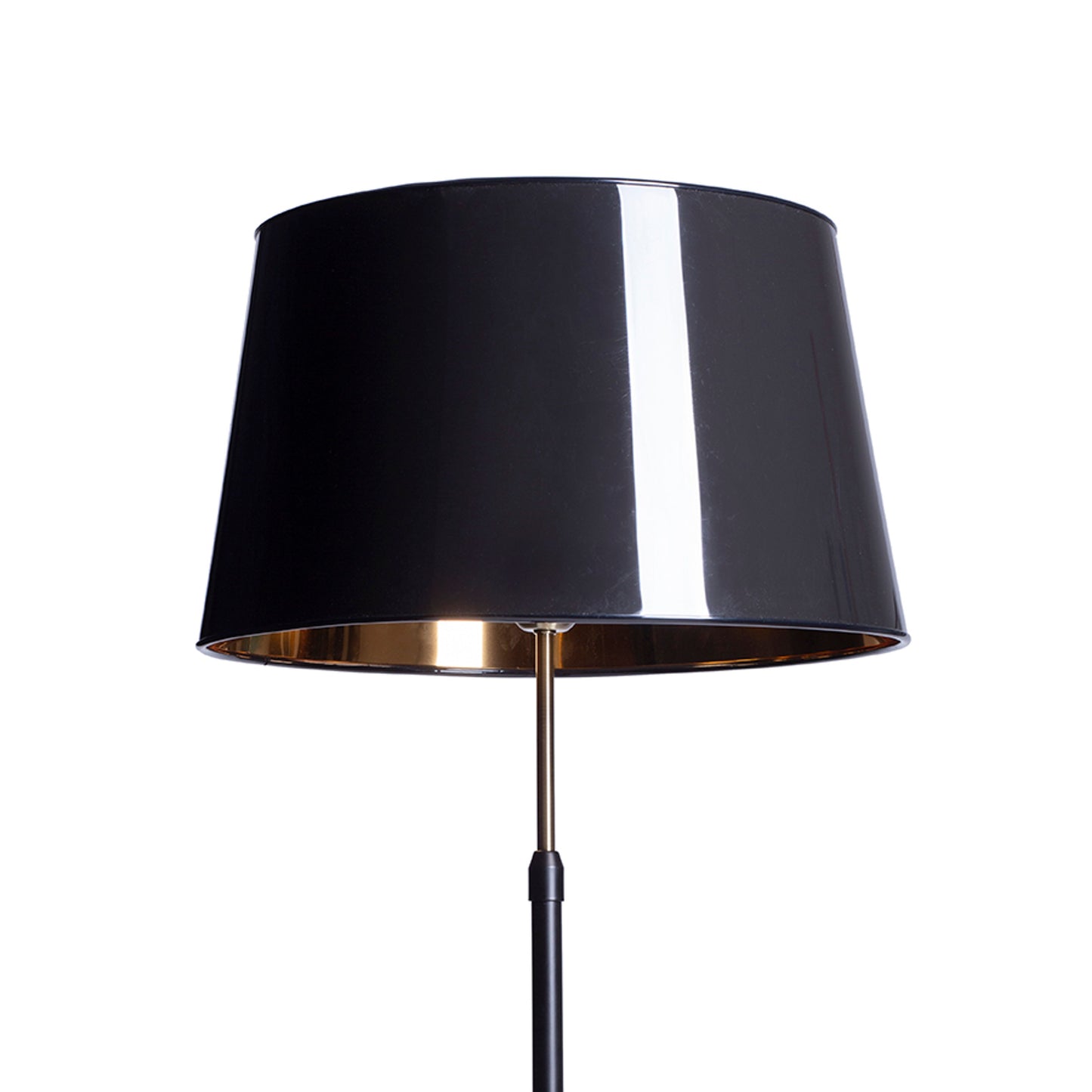 RENDL shades, shade bases, pendent sets EMMETT floor base black old brass 230V LED E27 15W R14118 5
