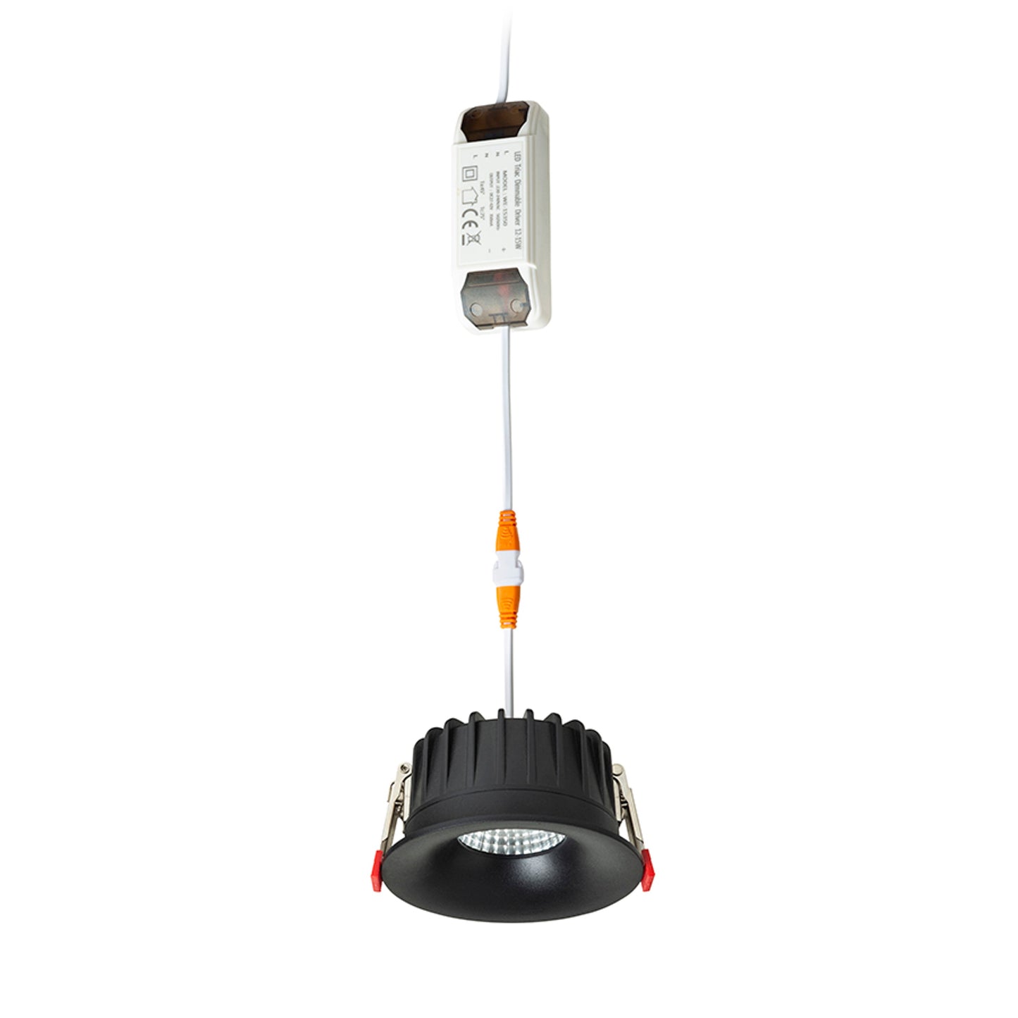 RENDL recessed light FLEUR IP54 DIMM recessed black 230V LED 15W 60° IP54 3000K R14233 5
