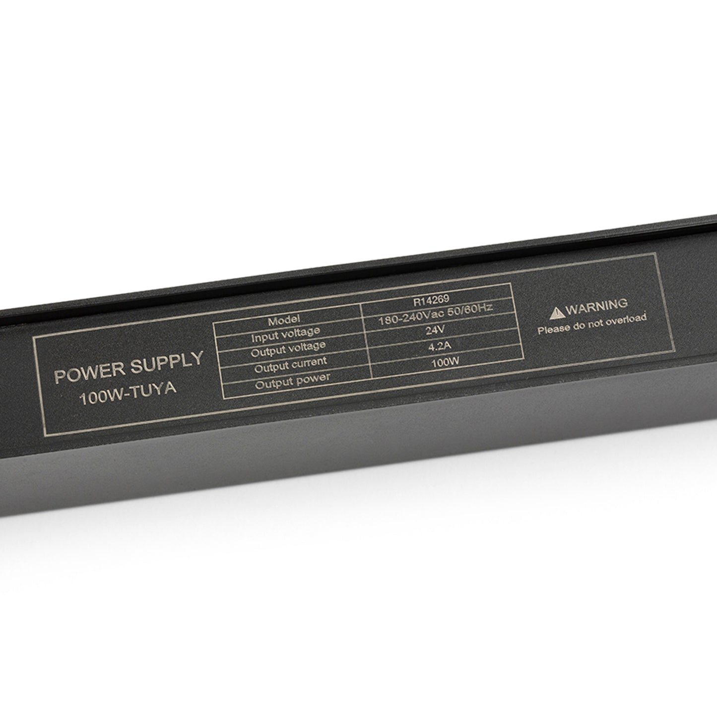 RENDL Ultra-thin track system VEGA TUYA DIMM driver black 230V/24= 100W R14269 4