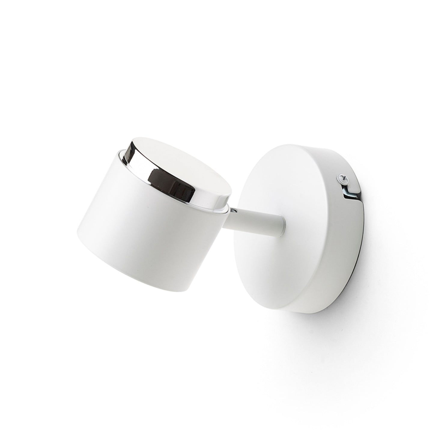 RENDL spotlight NOVA I wall white chrome/frosted acrylic 230V LED 4.2W 3000K R14272 3