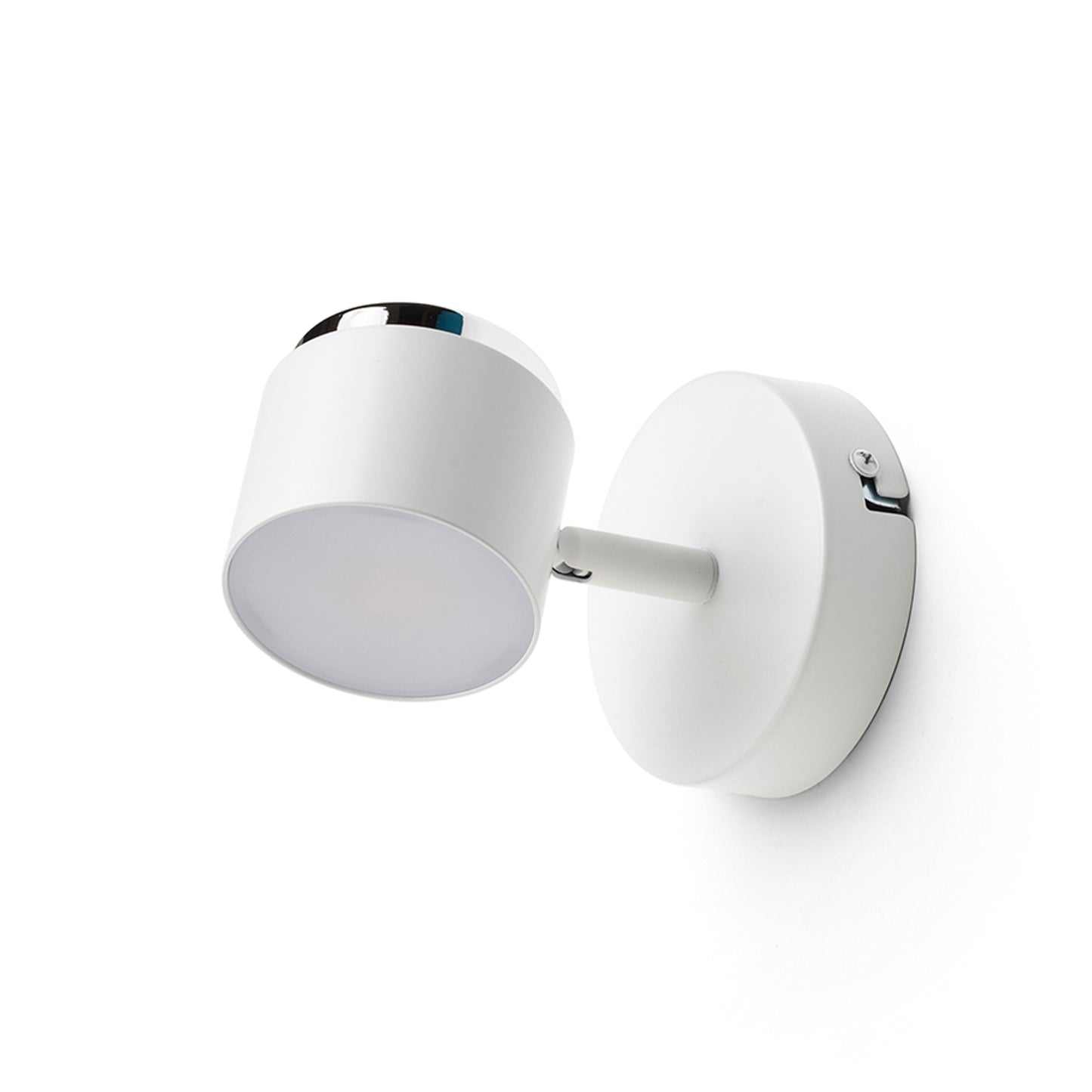RENDL spotlight NOVA I wall white chrome/frosted acrylic 230V LED 4.2W 3000K R14272 4