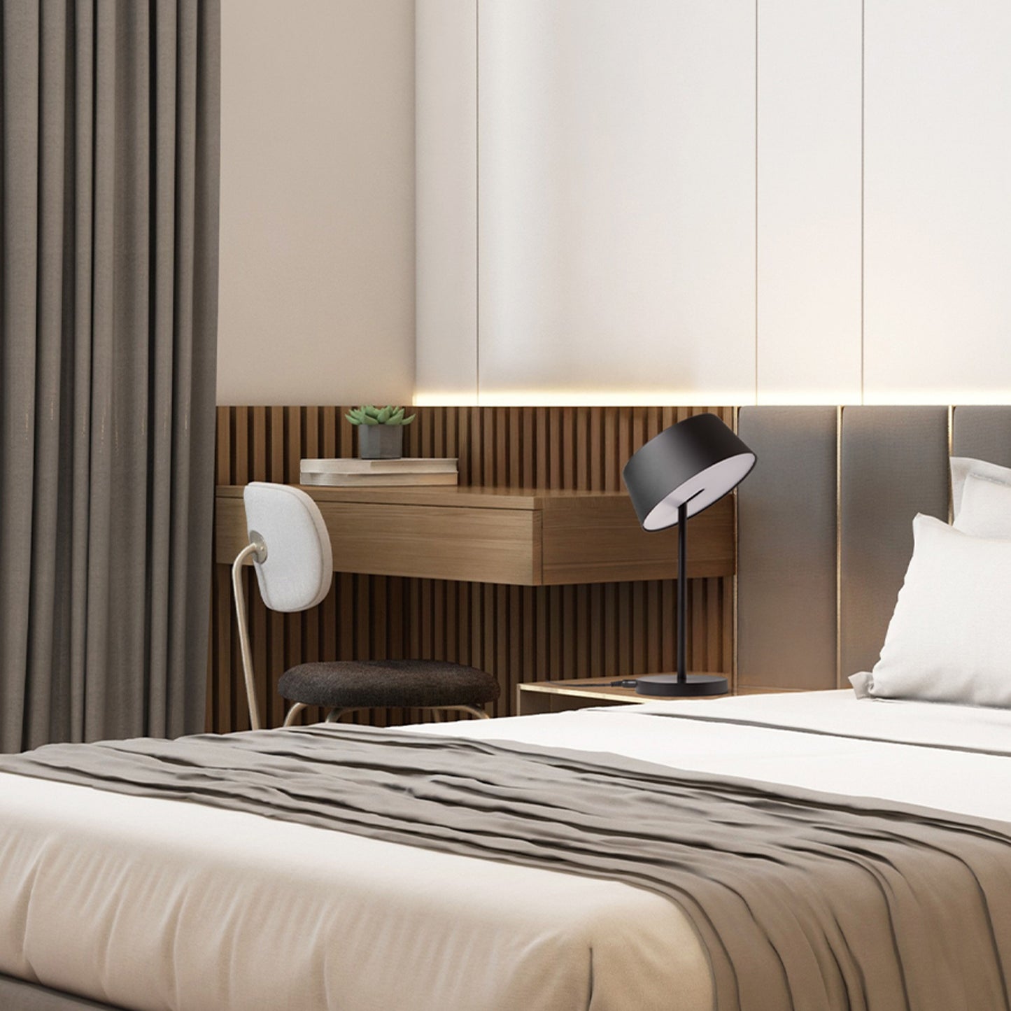 RENDL table lamp PRAHA DIMM table black 230V LED 5W 100° 3000K R14287 4