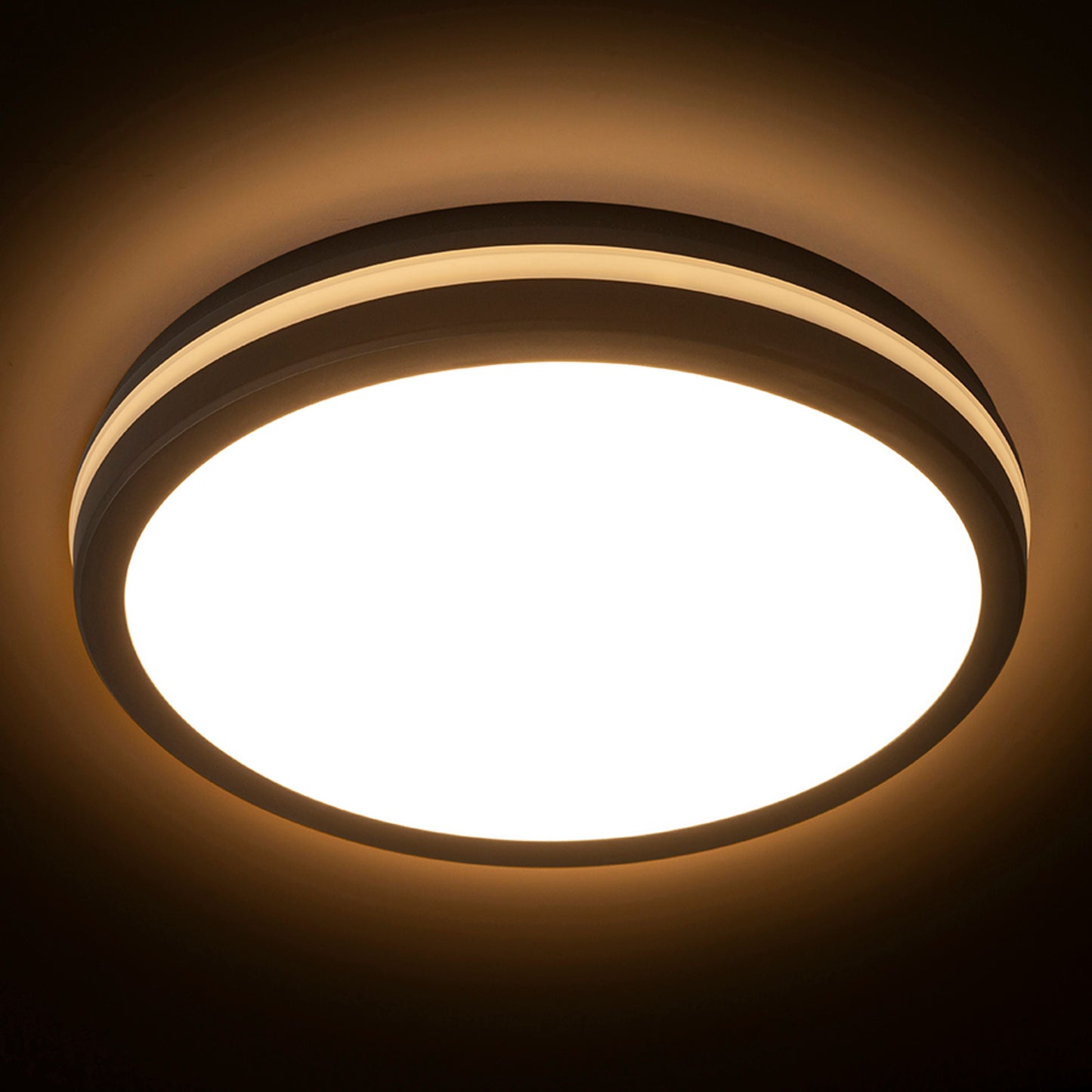 RENDL outdoor lamp SONO 40 surface mounted black plastic 230V LED 40W IP65 3000K 4000K 6000K R14300 4