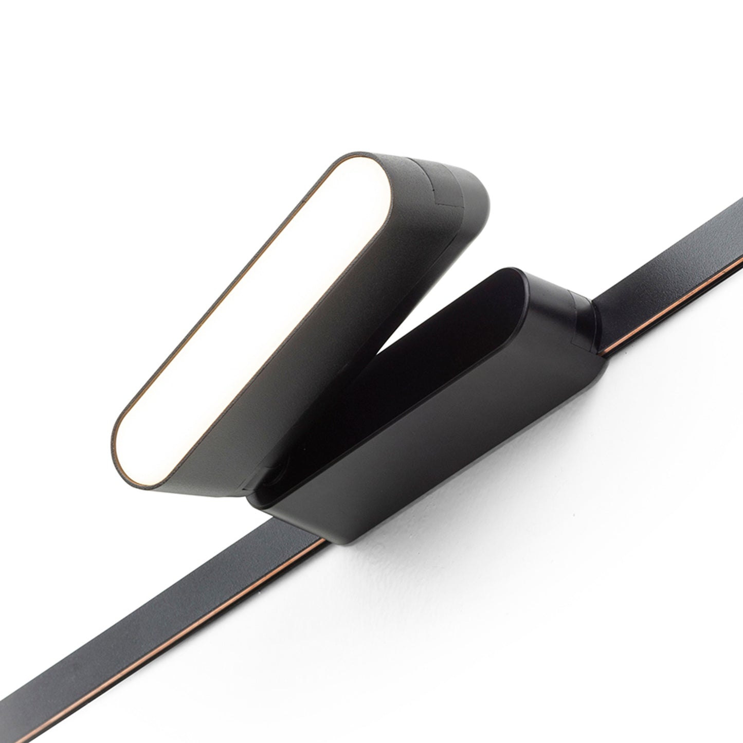 RENDL Ultra-thin track system OXONIA 11 with tilt-function for the VEGA/WAVE system black 24= LED 6W 110° 3000K 4000K 6500K R14321 10