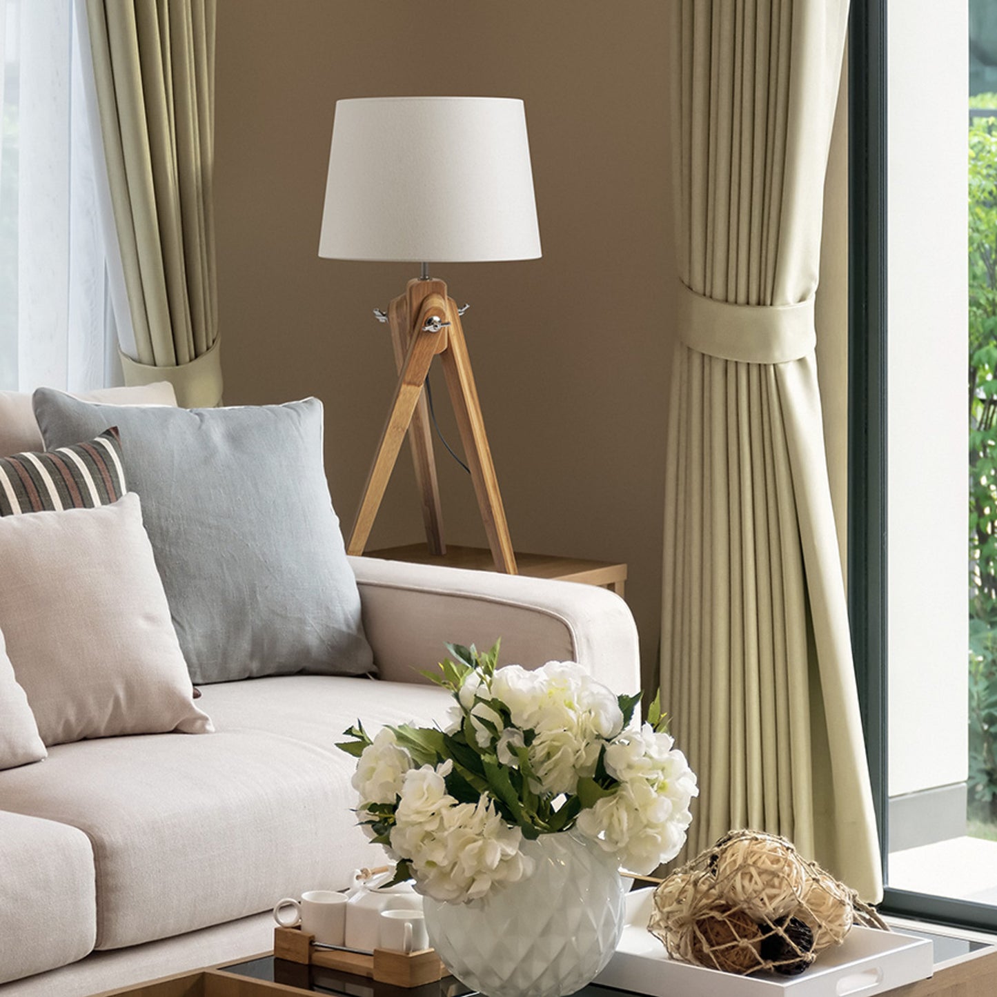 RENDL shades, shade bases, pendent sets ALVIS 24/15 table shade white max. 28W R14456 3