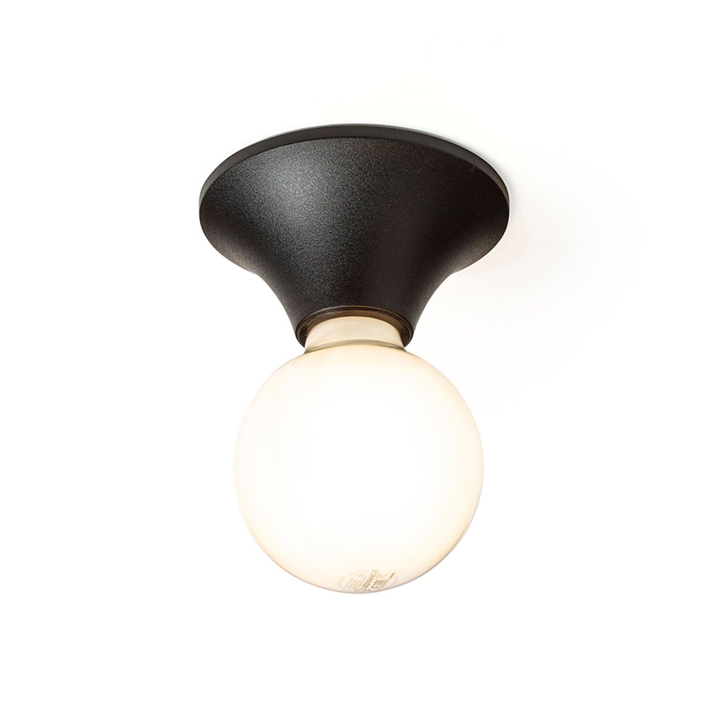 RENDL surface mounted lamp BOY ceiling black plastic 230V LED E27 11W IP44 R14463 3
