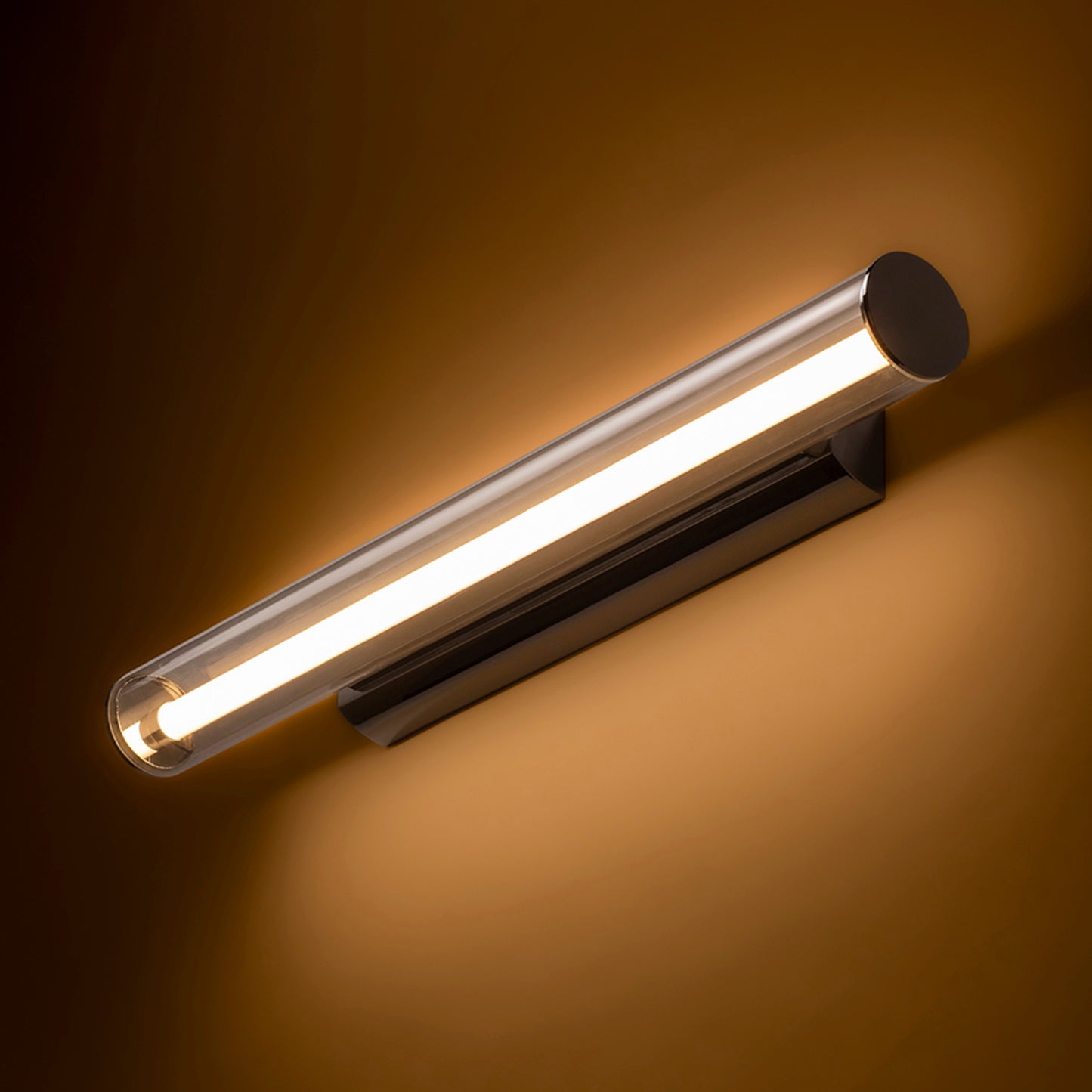 RENDL wall lamp RIVIER LED 59 wall chrome/clear acrylic 230V LED 12W 3000K R14487 2