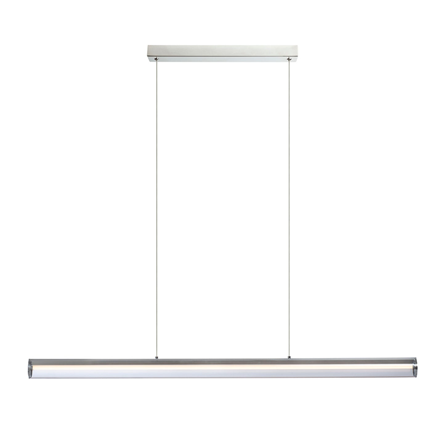 RENDL pendant lamp RIVIER LED I pendant chrome/clear acrylic 230V LED 24W 3000K R14493 2