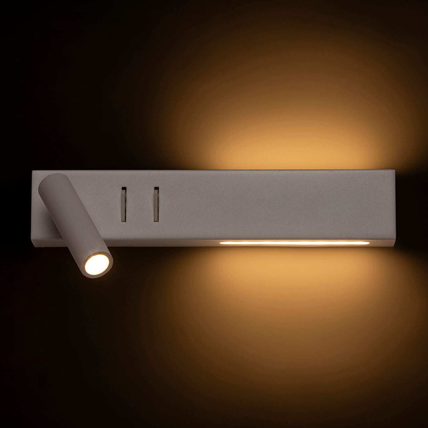 RENDL spotlight ODEON wall with backlighting white 230V LED 8+3W 30° 3000K R14523 3