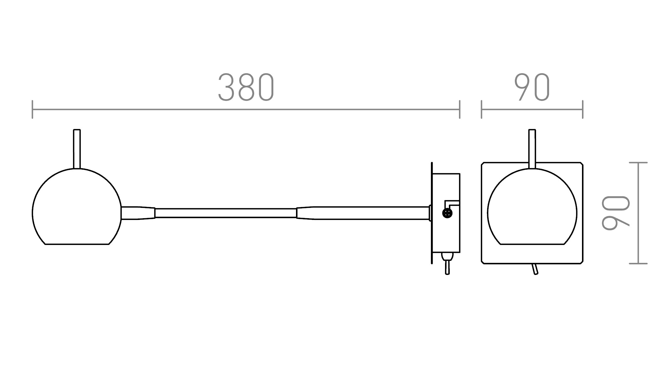 GLOSSY Am Schwanenhals - Product sketch