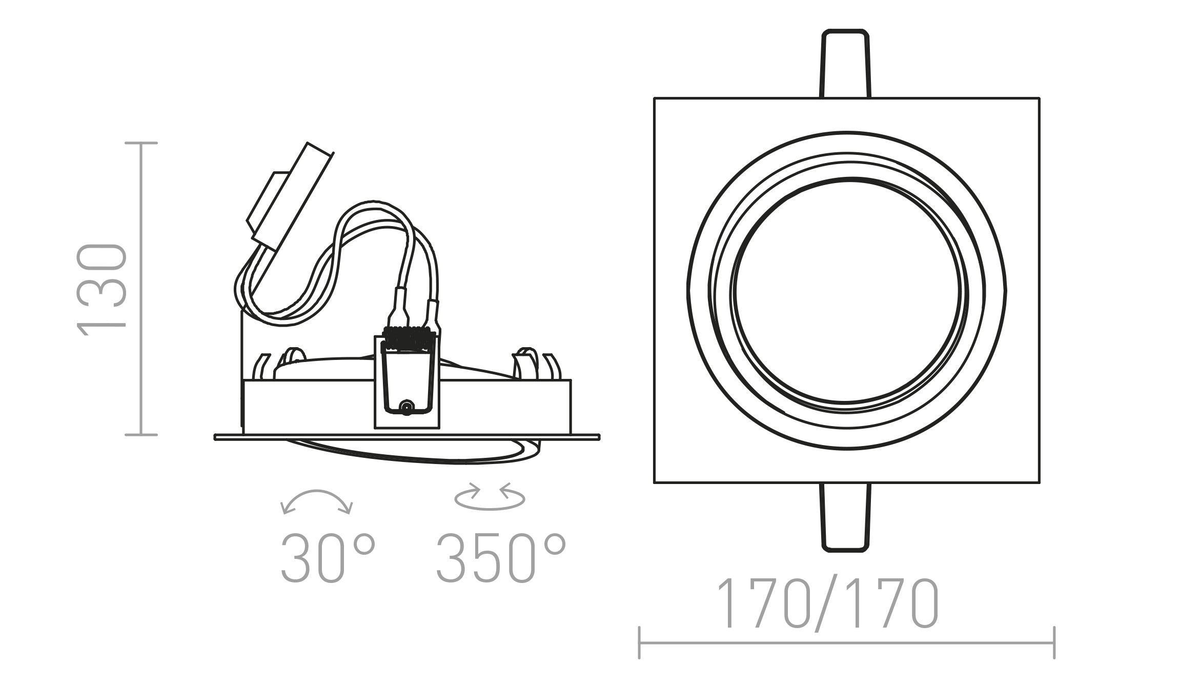 PASADENA G53 SQ I - Product sketch