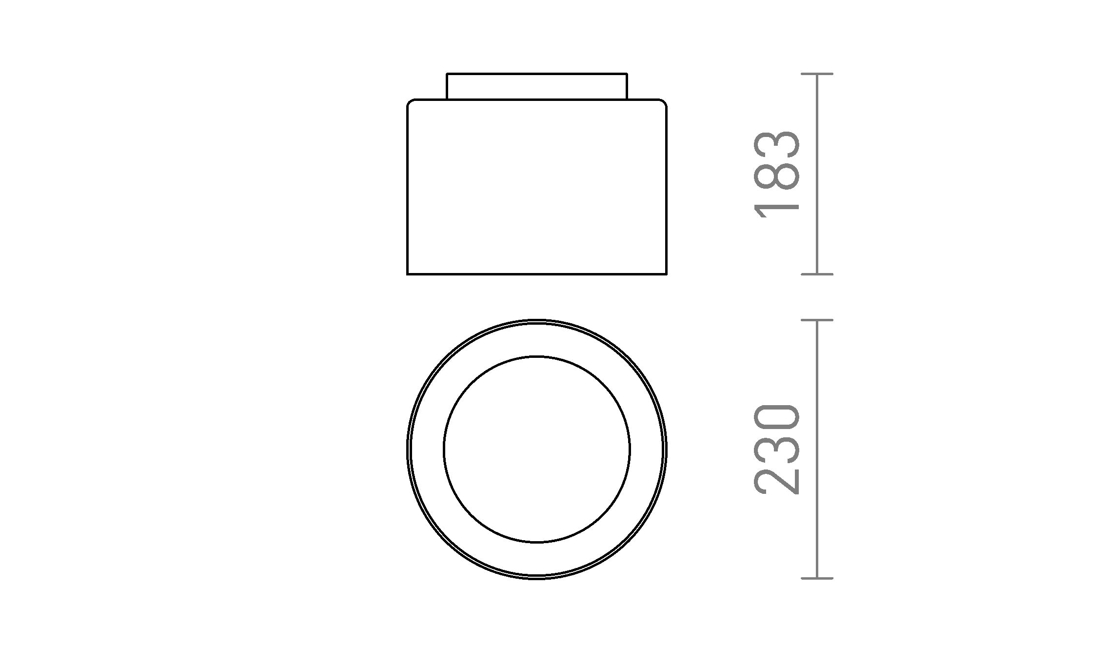 VENICE E27 23 - Product sketch