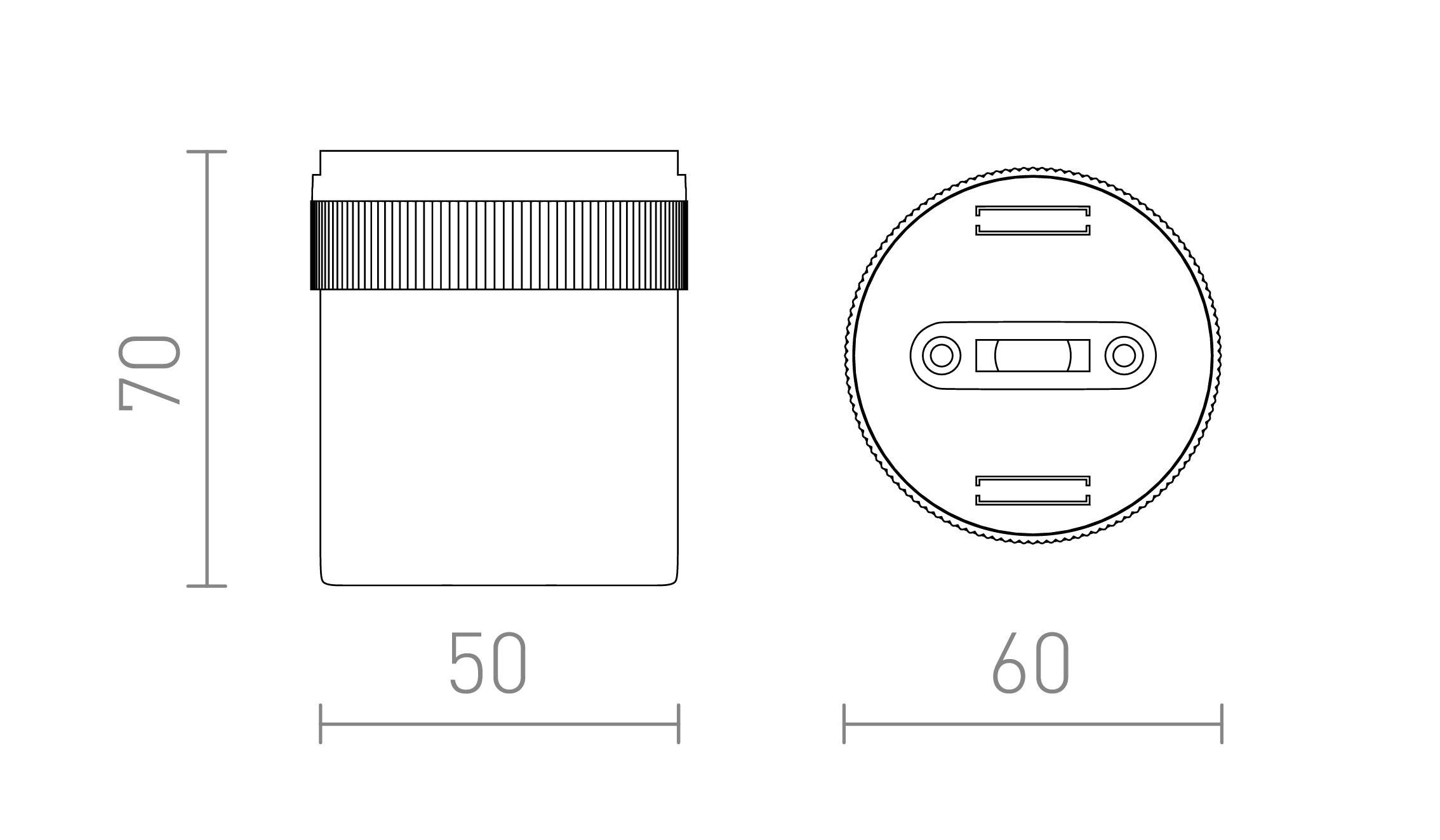 WAVE AUFBAUHALTER - Product sketch