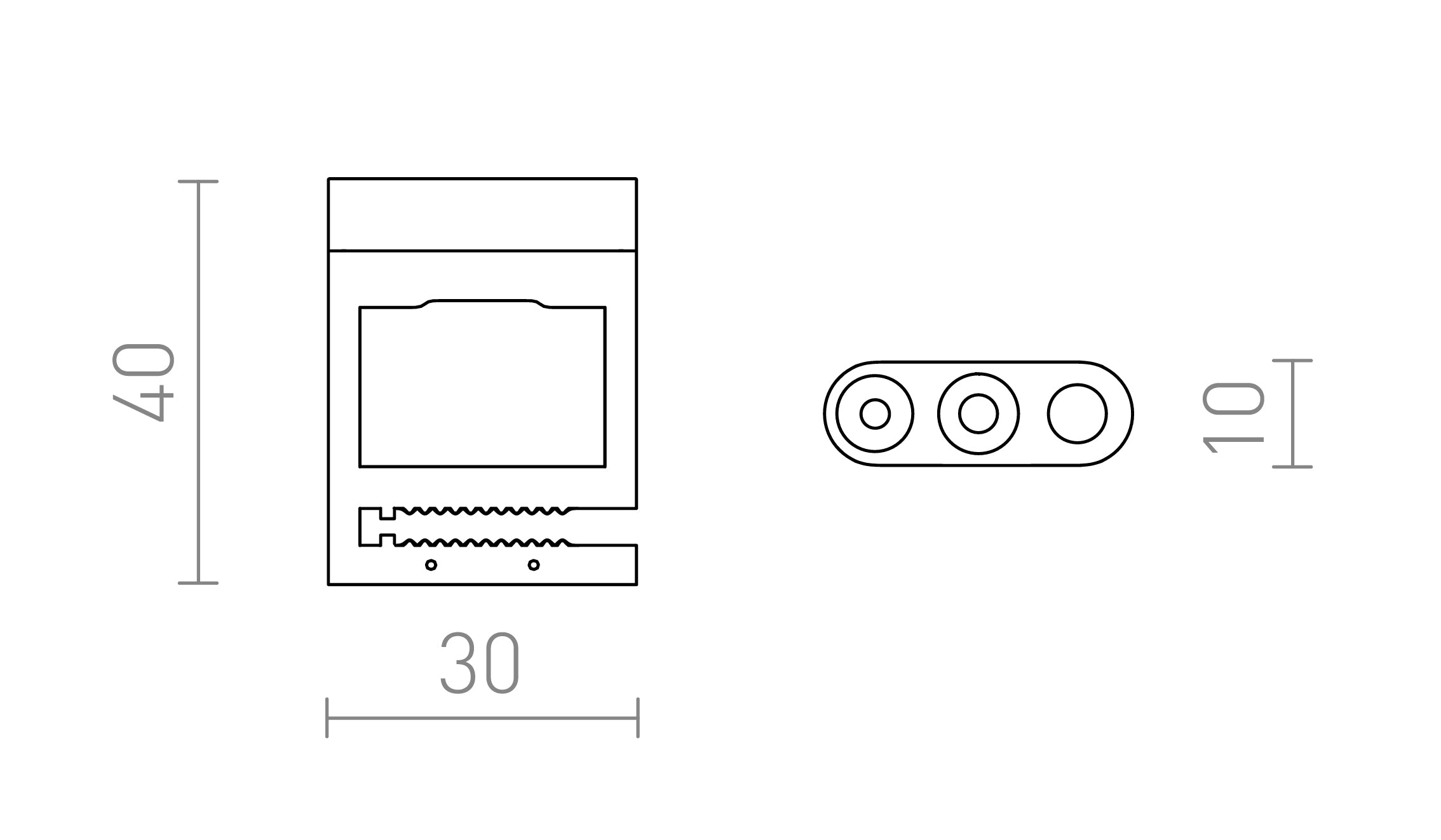 WAVE MECHANISCHE HALTUNG - Product sketch