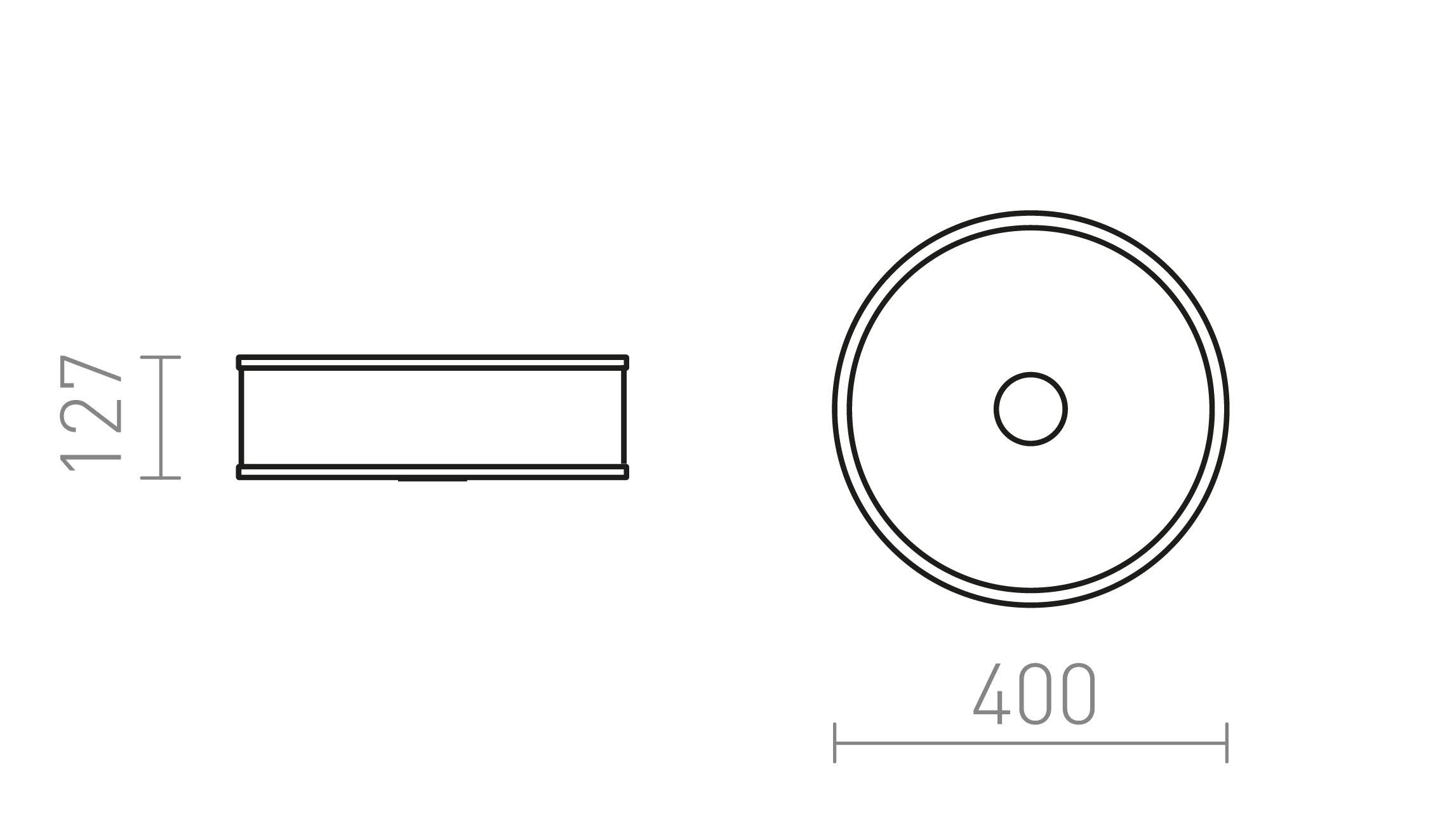 CASSABLANCA LED  DECKENLEUCHTE - Product sketch