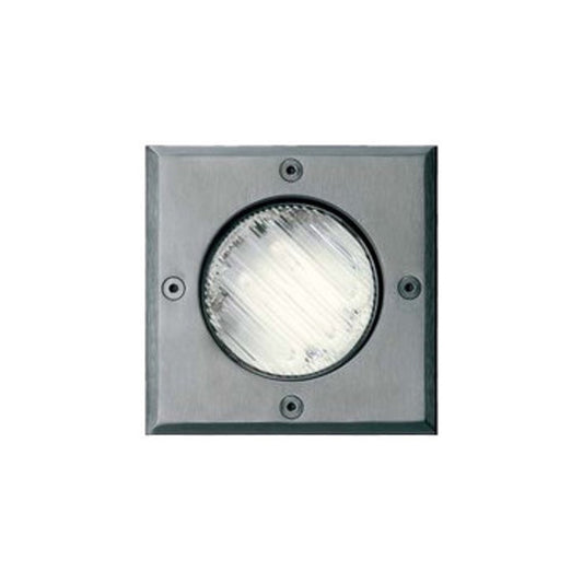 RENDL Outlet OBLO MICRO SQ recessed  brushed metal 230V GX53 7W IP67 EST356 1