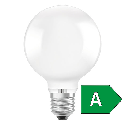 RENDL light source OSRAM ULTRA ECONOMY 210lm/W Globe 95   matte 230V E27 LED EQ60  3000K G13952 1