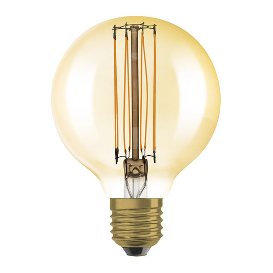 RENDL light source OSRAM Globe 80 DIMM amber 230V E27 LED EQ60 2200K G14436 1