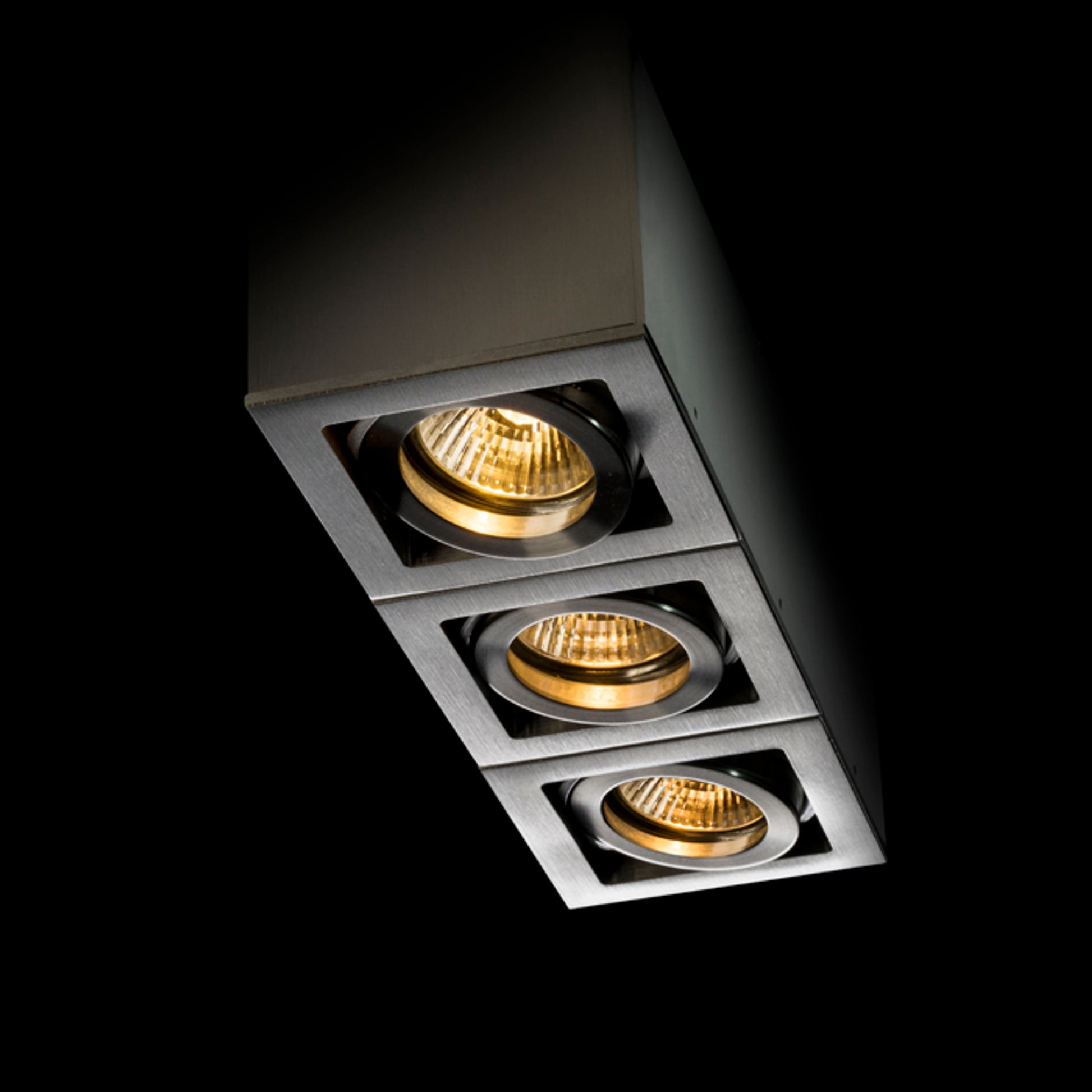RENDL surface mounted lamp BERIT III ceiling aluminum 230V GU10 3x50W R10121 2