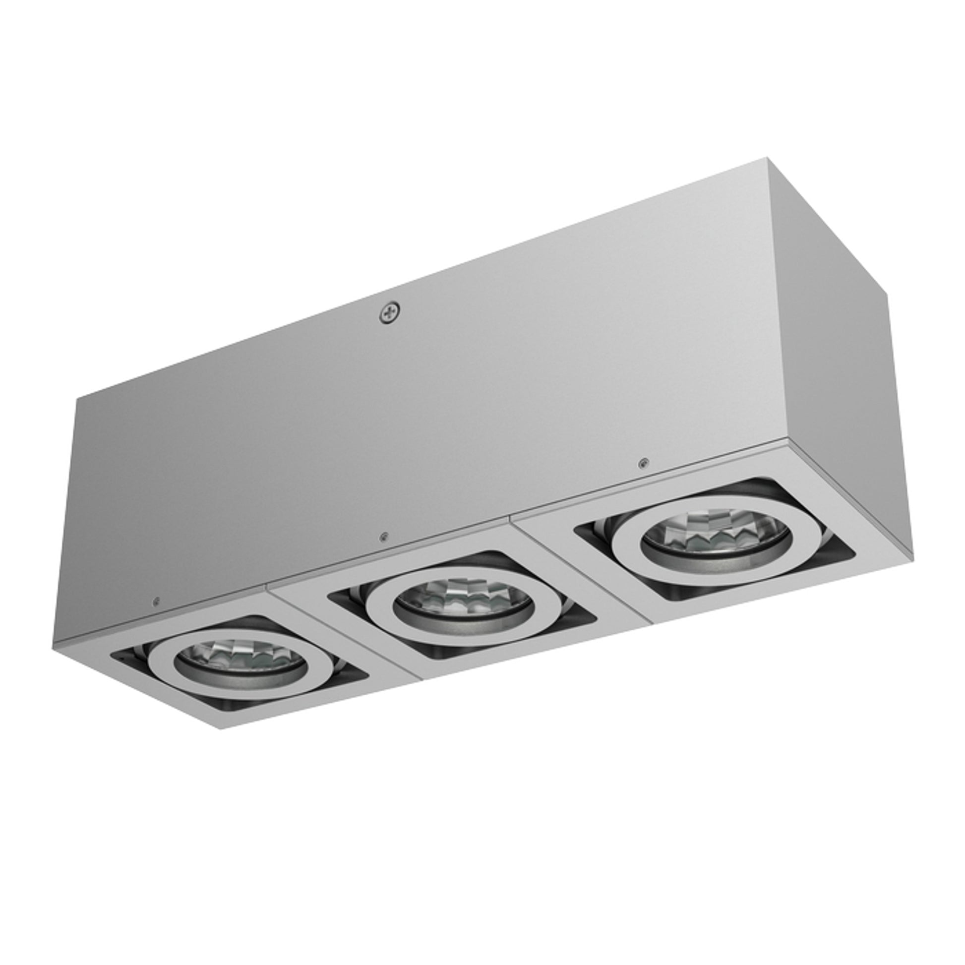 RENDL surface mounted lamp BERIT III ceiling aluminum 230V GU10 3x50W R10121 4