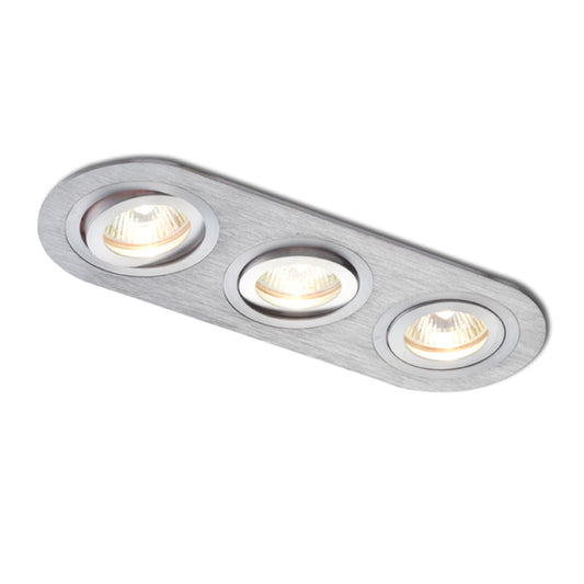 RENDL Outlet BIZZ III directional brushed aluminum 12V GU5,3 3x50W R10210 1