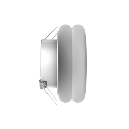 RENDL Outlet OSONA S round recessed satinated acrylic 230V/350mA LED 3x1W 3000K R10301 3